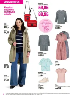 Sokos-mainoslehti voimassa 25.03.2026 alkaen | Sivu: 4 | Tuotteet: Paita, Pusero, Farkut, Tunika