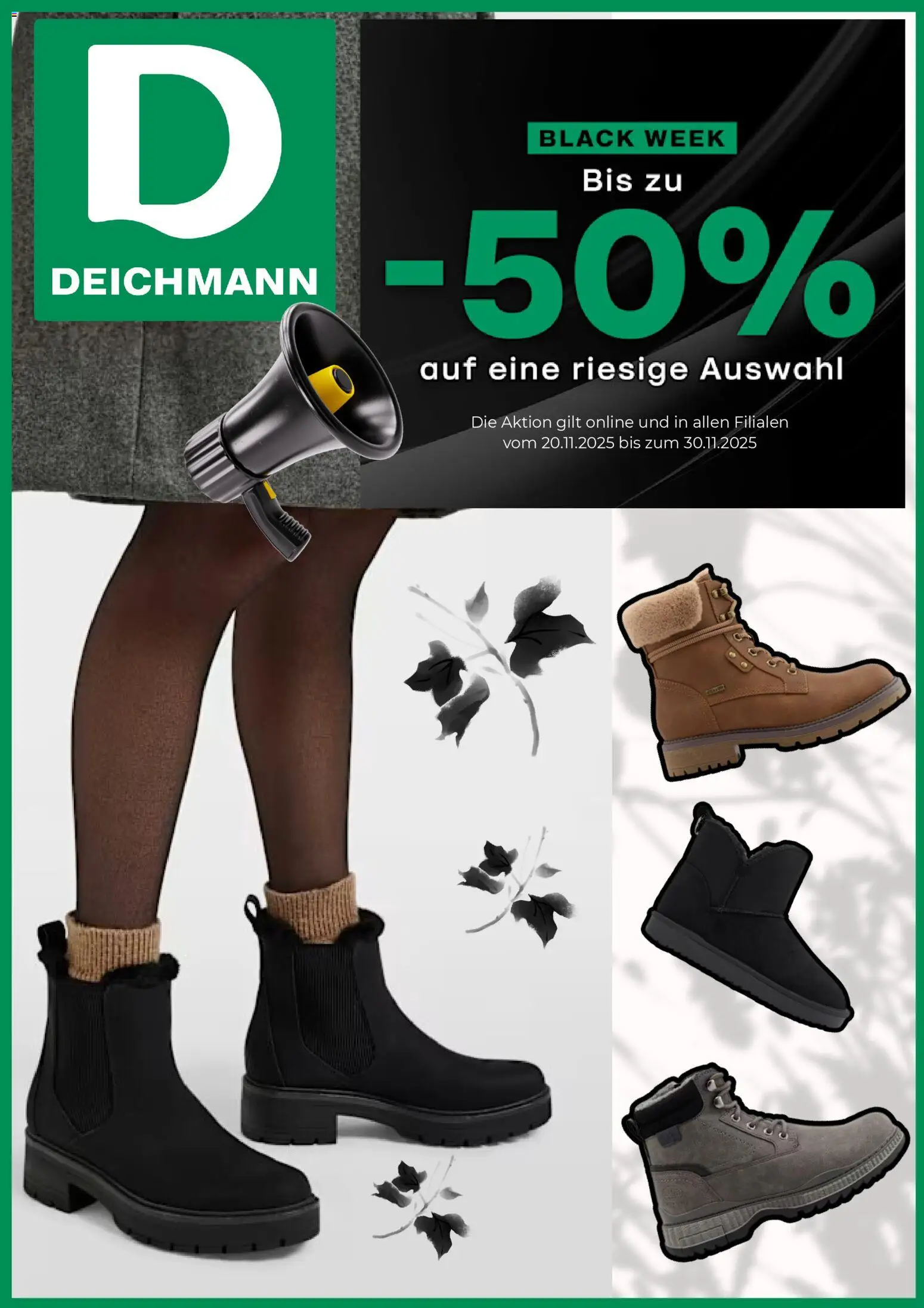 Deichmann - Black Friday – gültig ab 20.11.2025 | Seite: 1