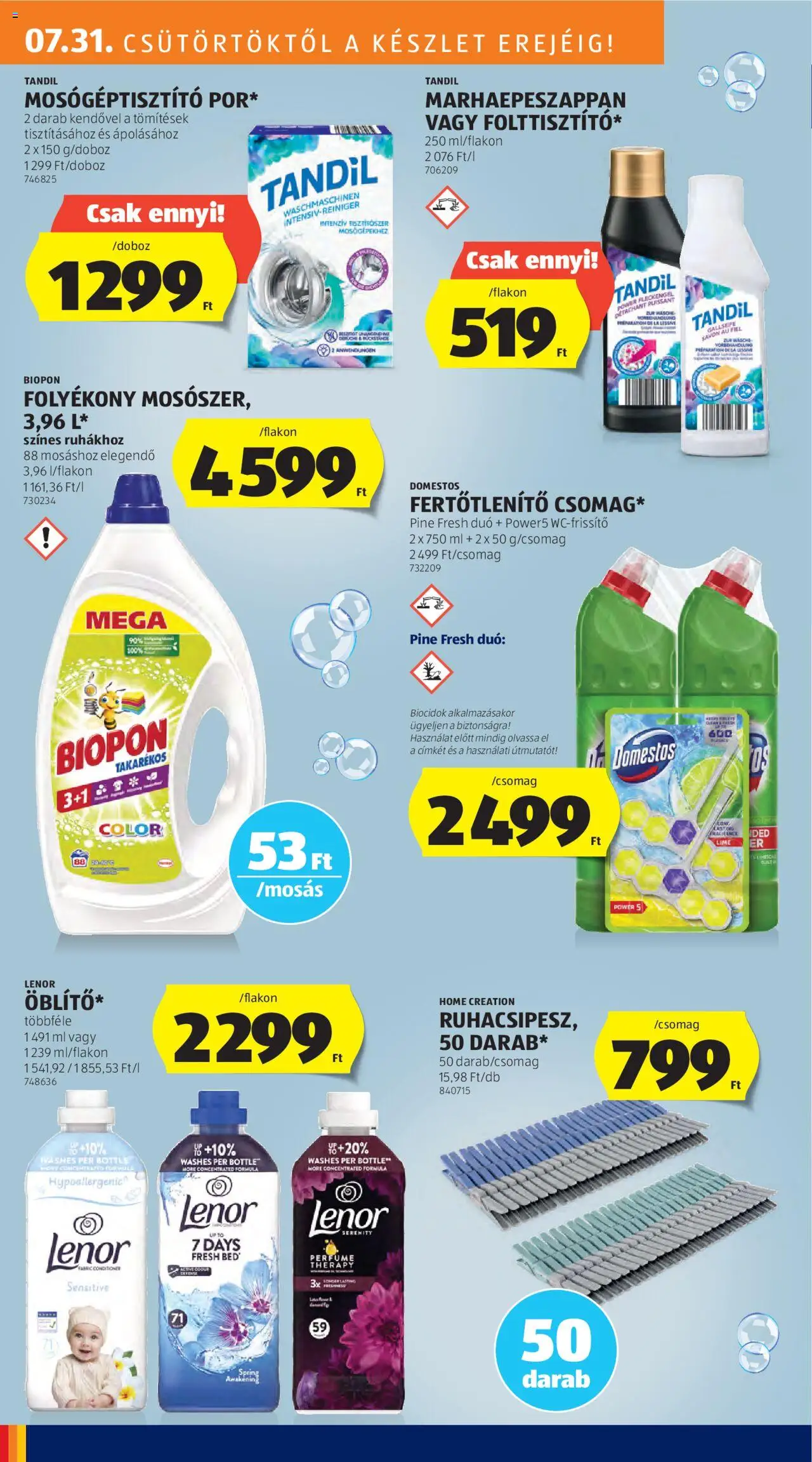 Aldi akciós ujság - amely érvényes a következő dátumtól: 31.07.2025 | Oldal: 6 | Termékek: Lime