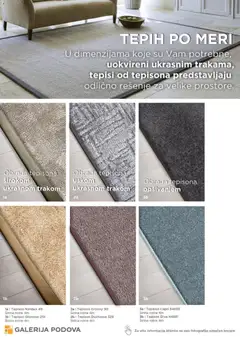 Galerija Podova katalog - pregled Galerija Podova kataloga - važi od 01.12.2025 | Strana: 15