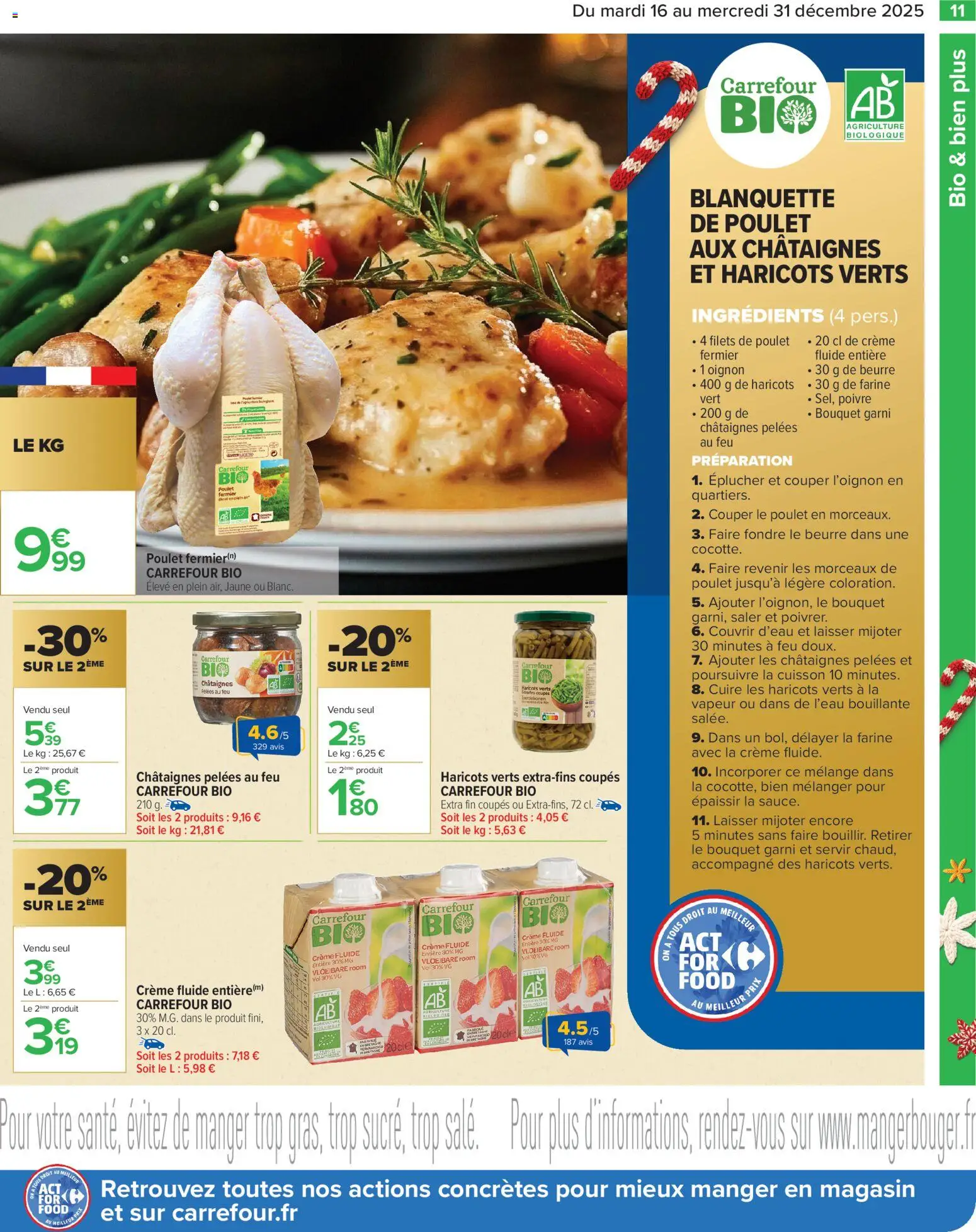 {H1} | Page: 13 | Produits: Farine, Oignon, Beurre, Crème