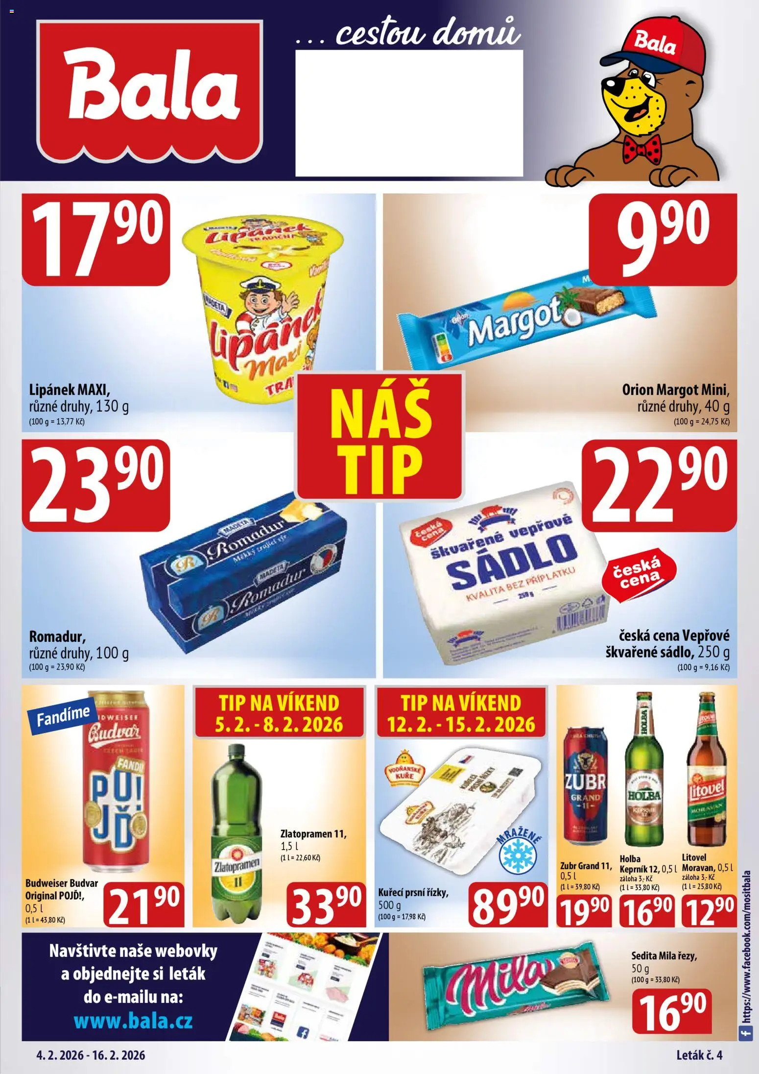 BALA velký leták Holba + od 04.02.2026 | Strana: 1