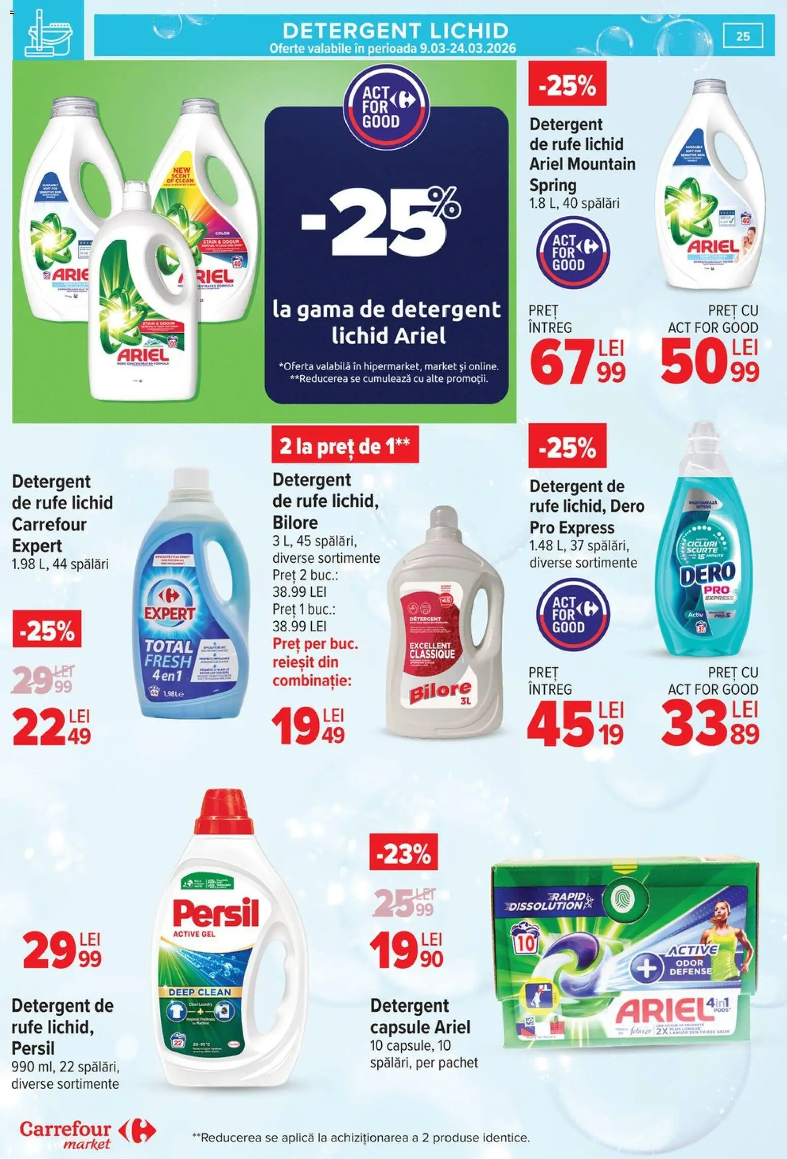 Noul catalog Carrefour – valabil de la 09.03.2026 | Pagină: 28 | Produse: Pomelo, Detergent