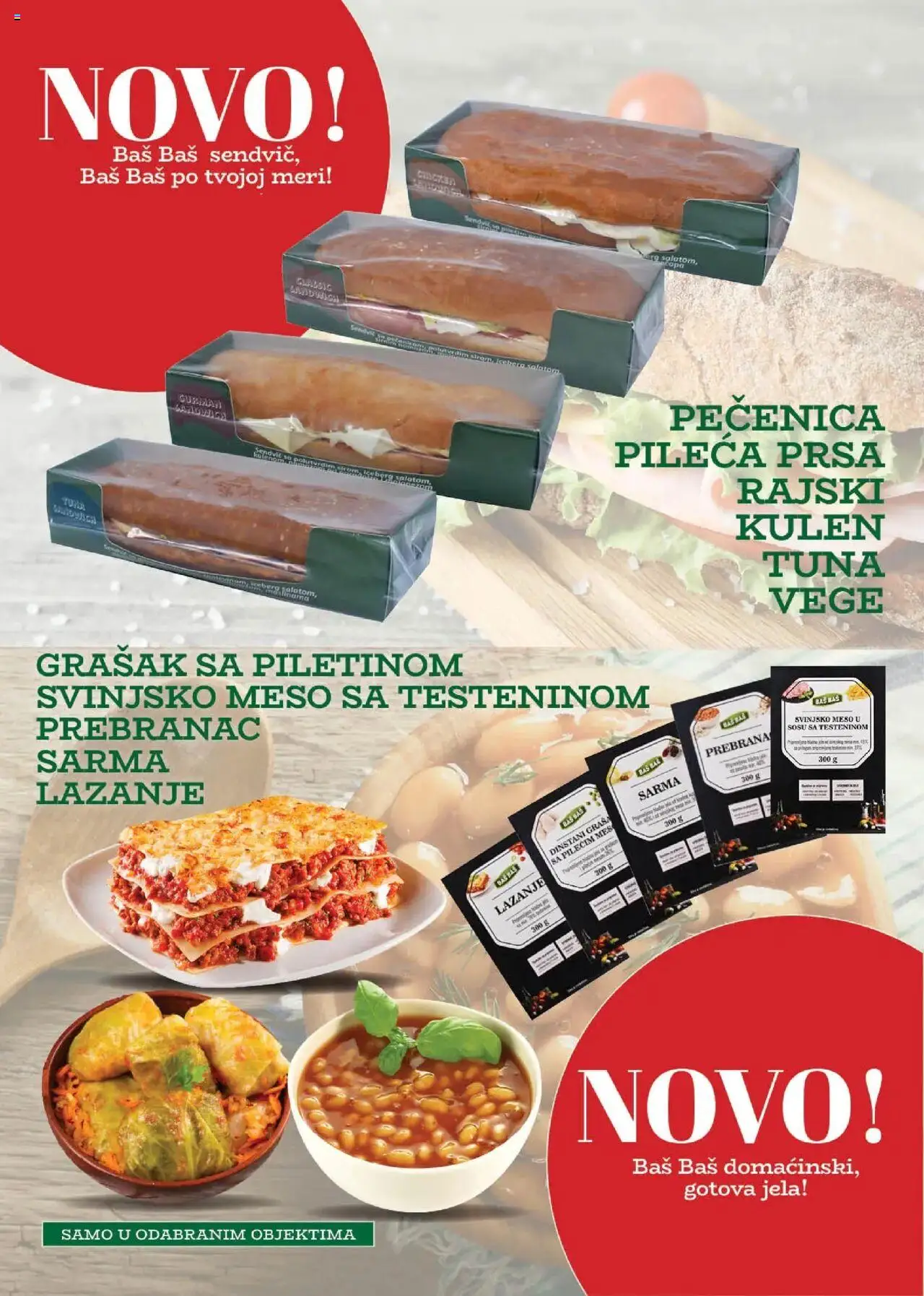 Univerexport katalog - važi od 08.07.2025 | Strana: 12 | Proizvode: Svinjsko meso, Kulen, Lazanje, Pečenica
