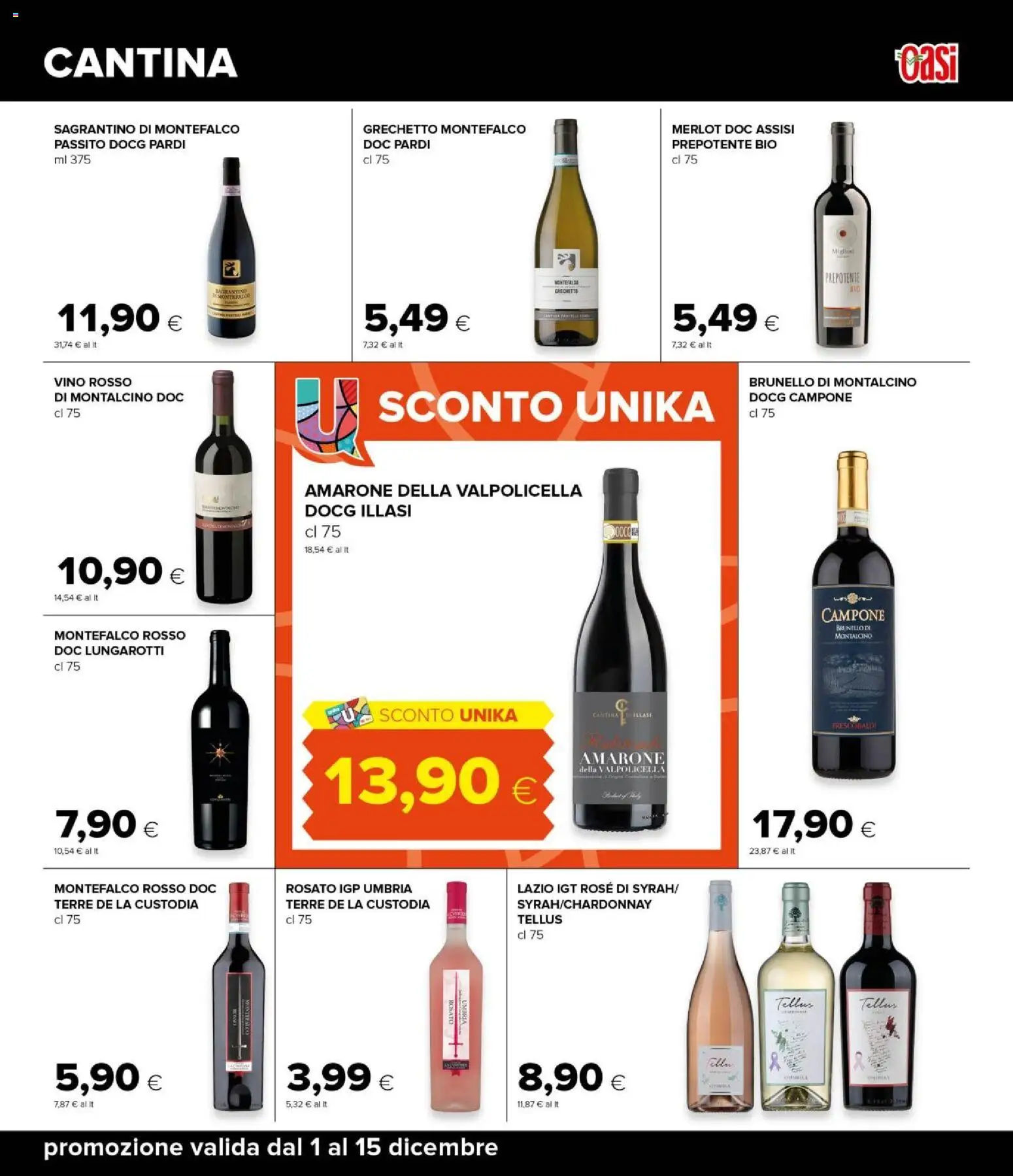 Volantino Oasi del 01.12.2025 | Pagina: 33 | Prodotti: Vino, Vino rosso