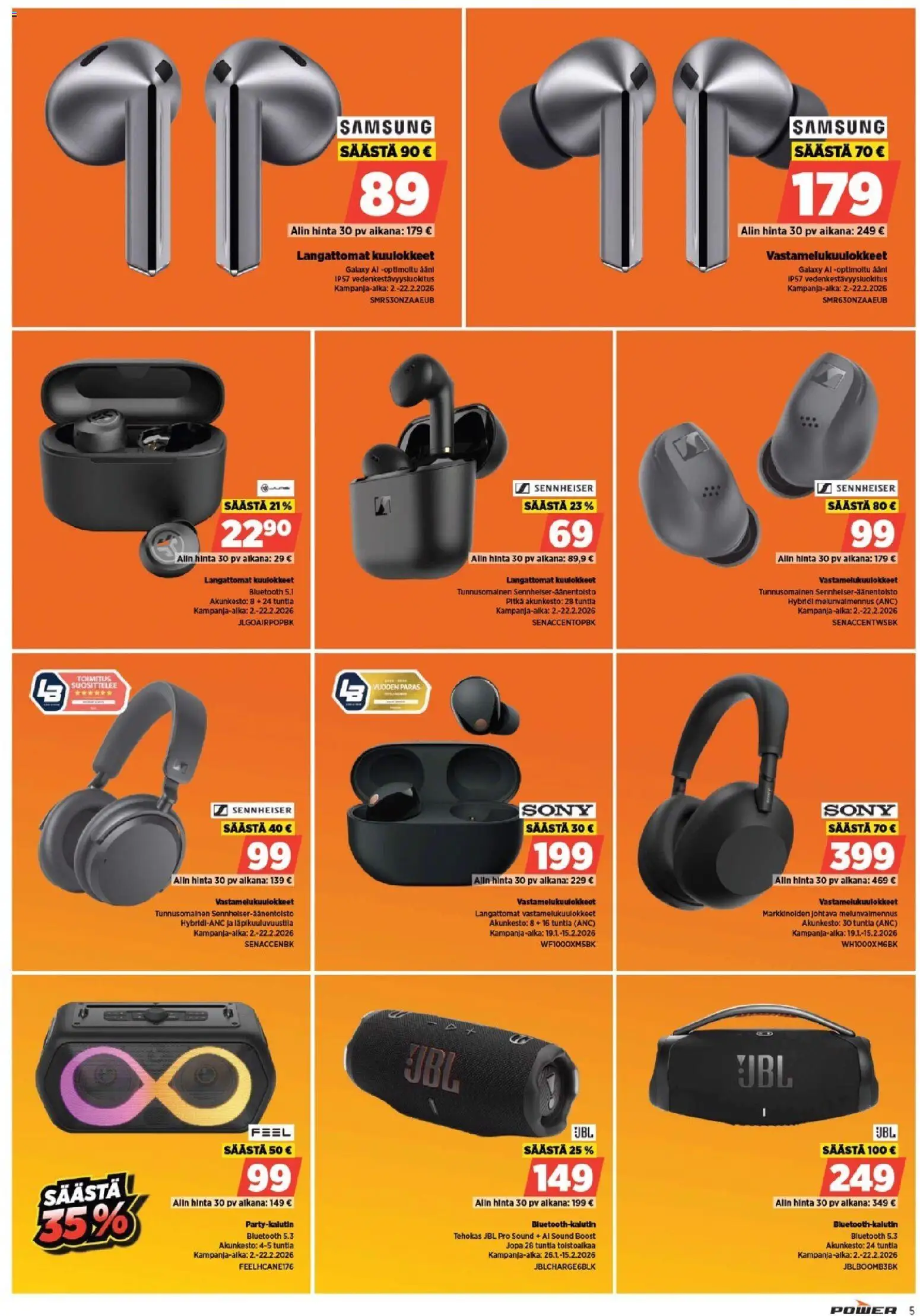 Power - POWER HINTAAN Viikon mainoslehti – voimassa 02.02.2026 alkaen | Sivu: 5