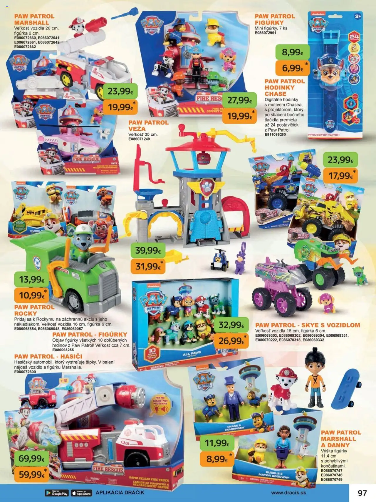 Nové Dráčik akcie – leták je platný od 03.10.2025 | Strana: 97 | Produkty: Digitálne hodinky, Hodinky, Watch