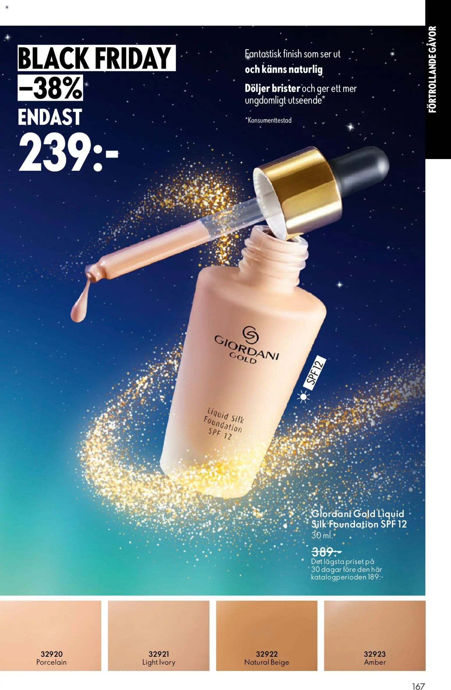 Oriflame reklamblad aktuell från 19.11.2025 | Sida: 167 | Produkter: Foundation