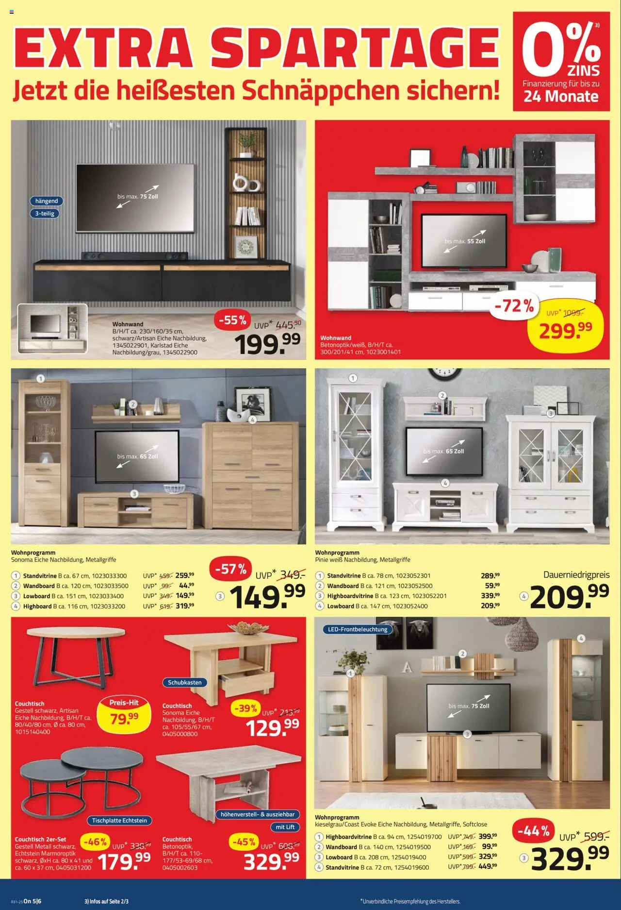 Roller Prospekt 	 - gültig ab dem 28.07.2025 | Seite: 6 | Produkte: Wohnwand, Lowboard, HIghboard, Wandboard