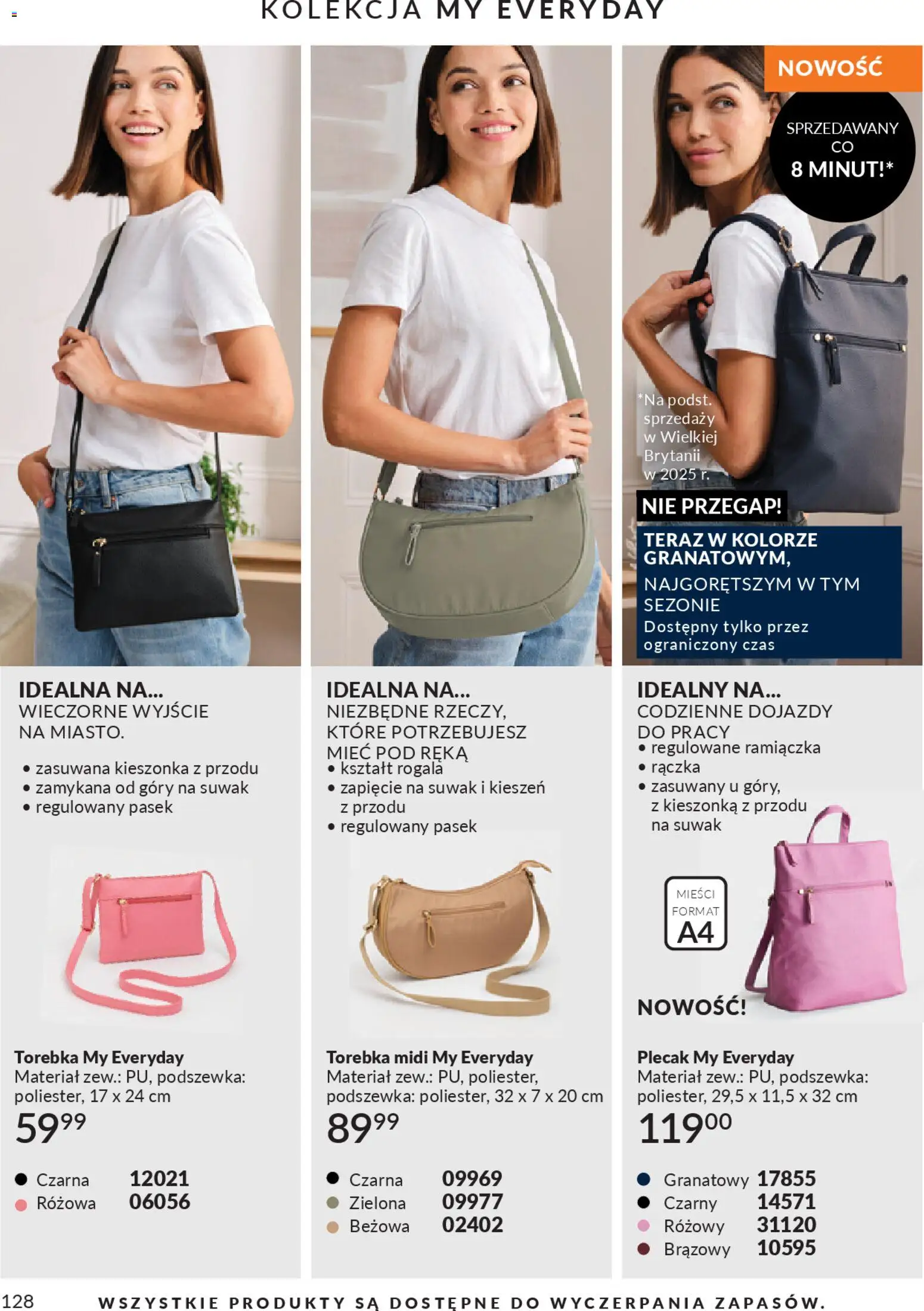 Avon Katalog 4 2026 od 01.04.2026 | Strona: 126 | Produkty: Torebka, Plecak, Pasek