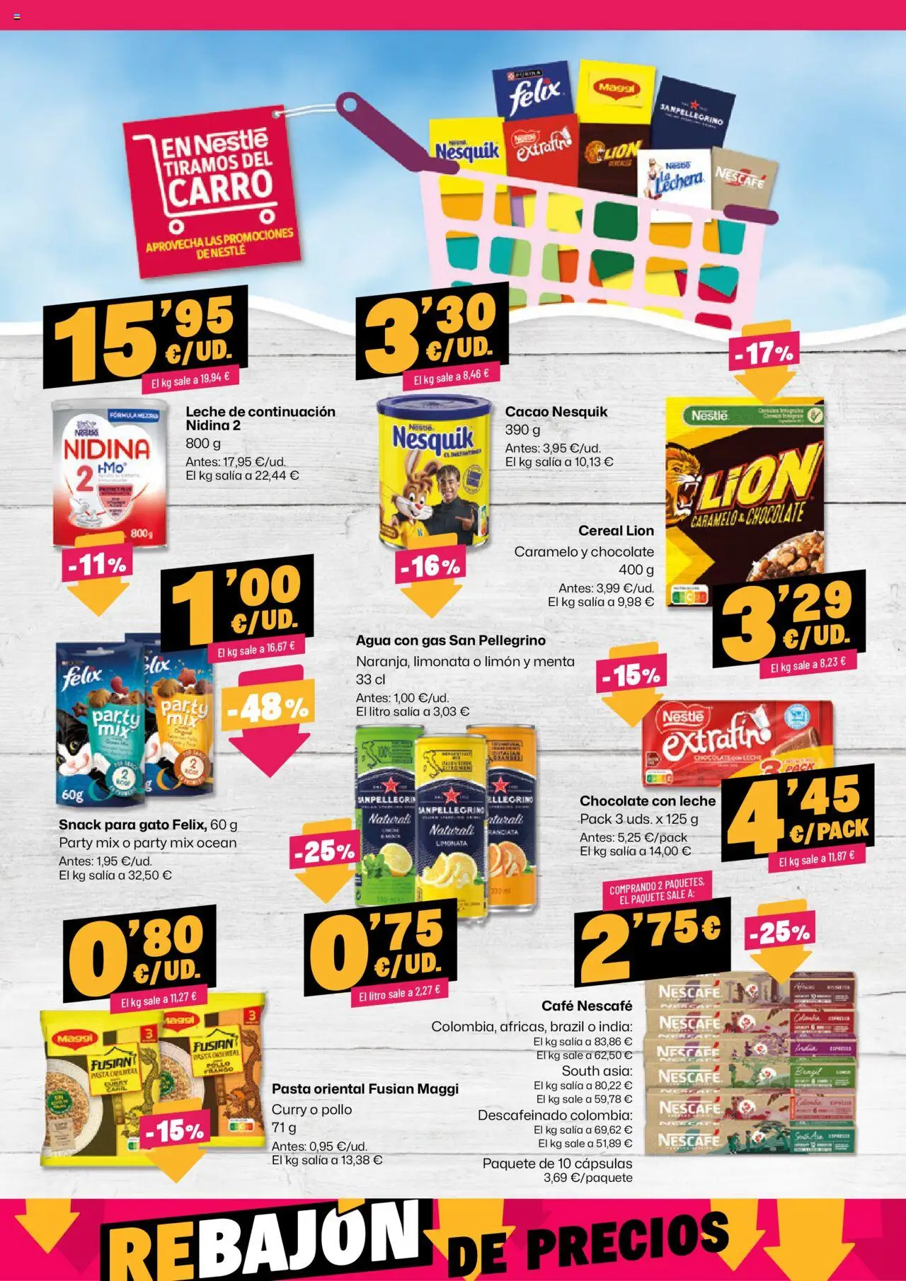 AhorraMas folleto │ válido desde el 18.09.2025 | Página: 12 | Productos: Leche, Café, Pasta, Agua con gas