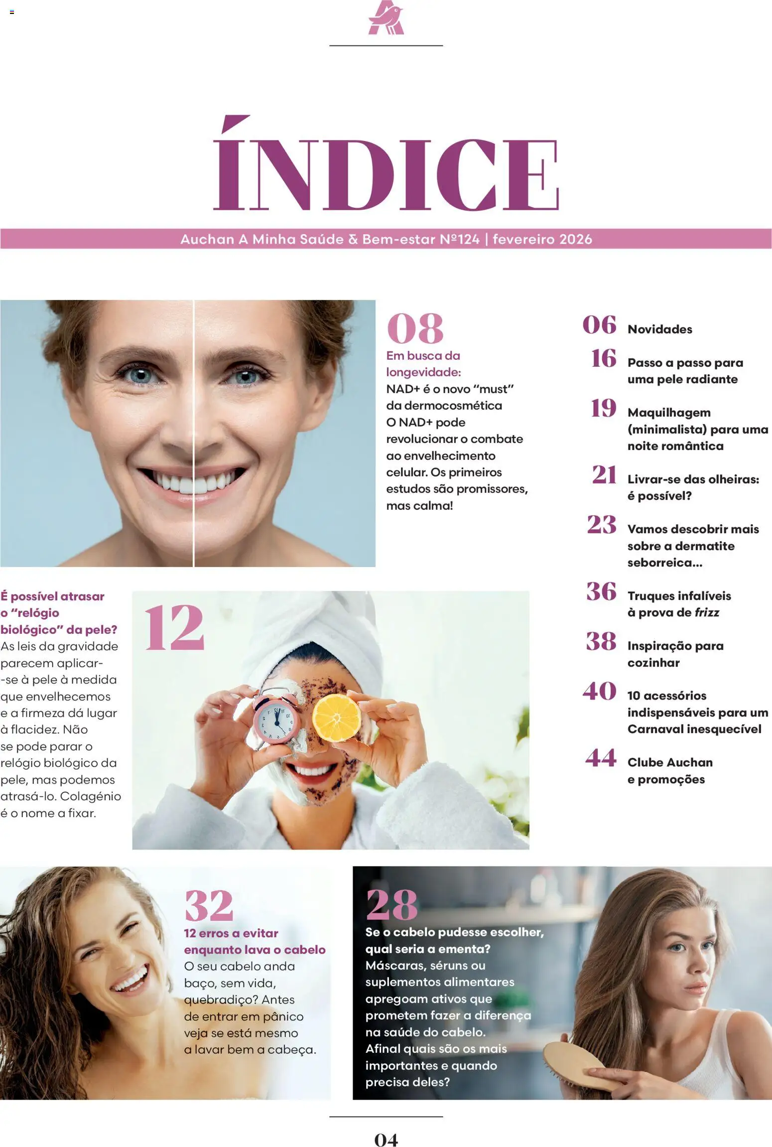 Auchan - Beleza - Especial Capilares │ válido de 01.02.2026 | Página: 4 | Produtos: Relógio, Maquilhagem