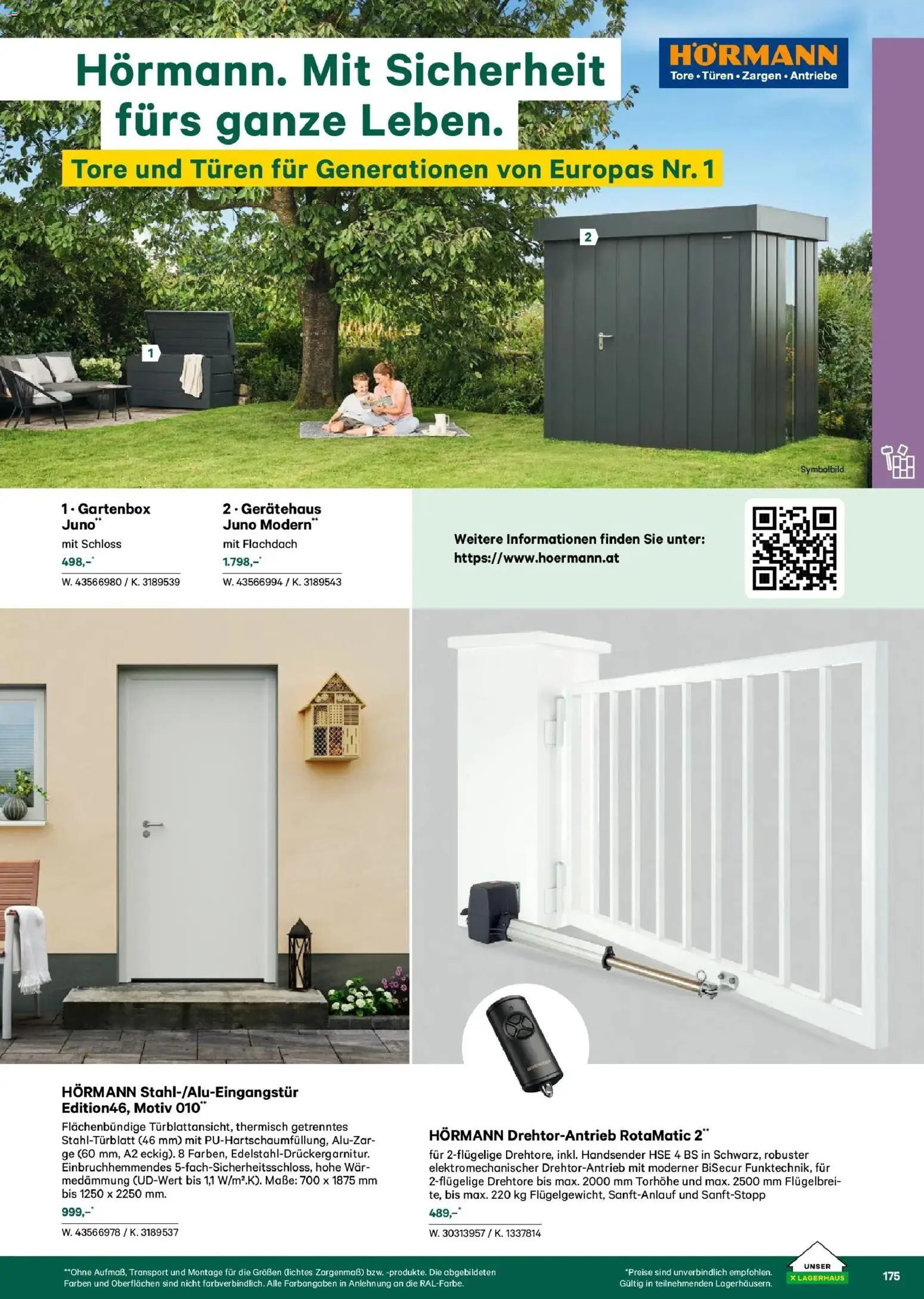 Lagerhaus Garten & Freizeit Katalog 2026 - Wien, Innsbruck gültig ab 01.03.2026 | Seite: 175