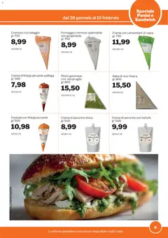 Anteprima del volantino Sogegross Panini e Sandwich catalogo valido a partire dal 28.01.2026 | Pagina: 5