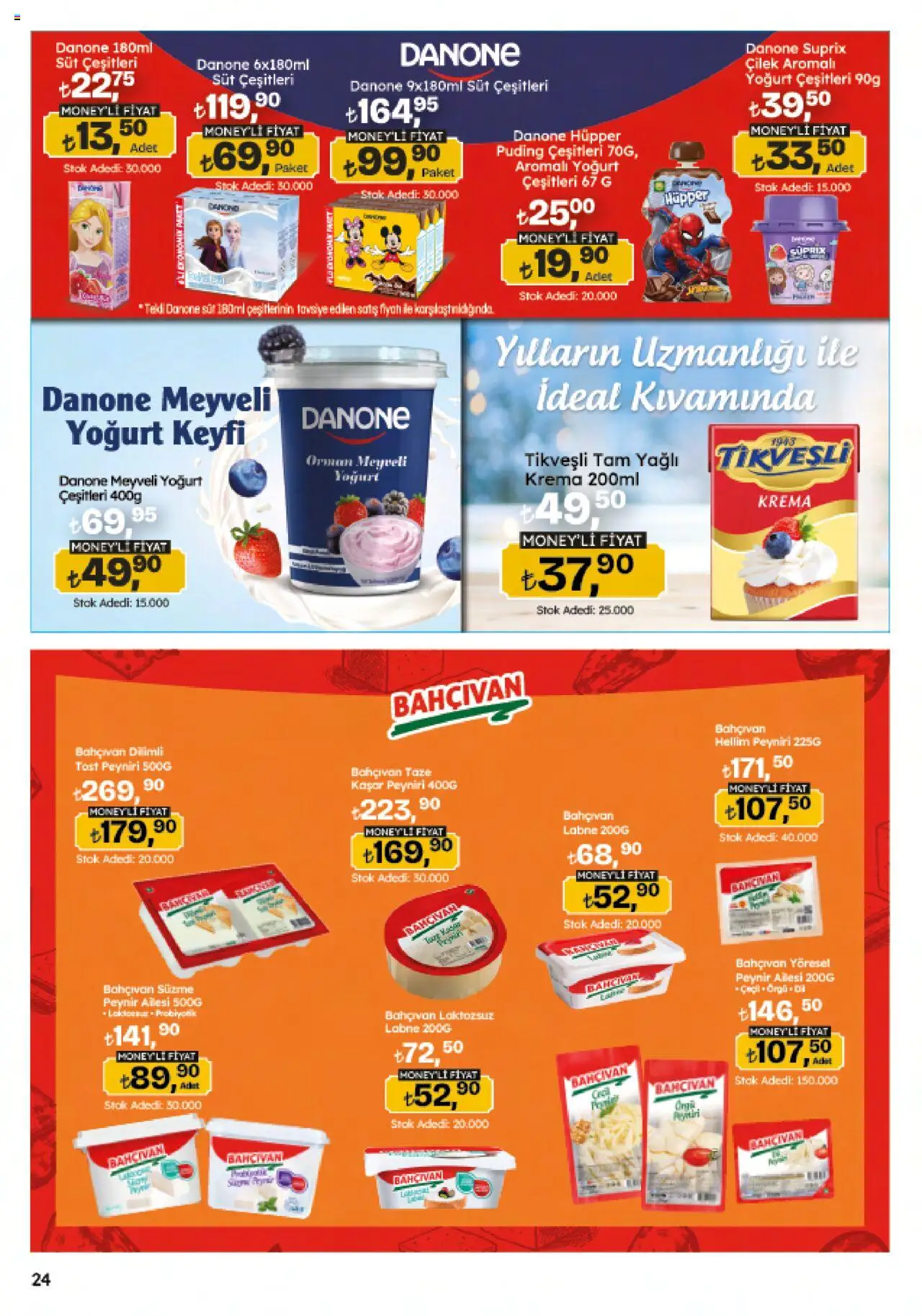Migros Katalog - Migroskop - 26.06.2025 tarihinden itibaren geçerlidir | Sayfa: 24 | Ürünler: Meyveli yoğurt, Süt, Peynir, Süzme peynir