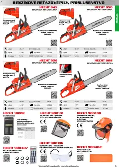 Hecht leták platný od 30.10.2025 | Strana: 35 | Produkty: Reťazová píla, Píla, Ventil