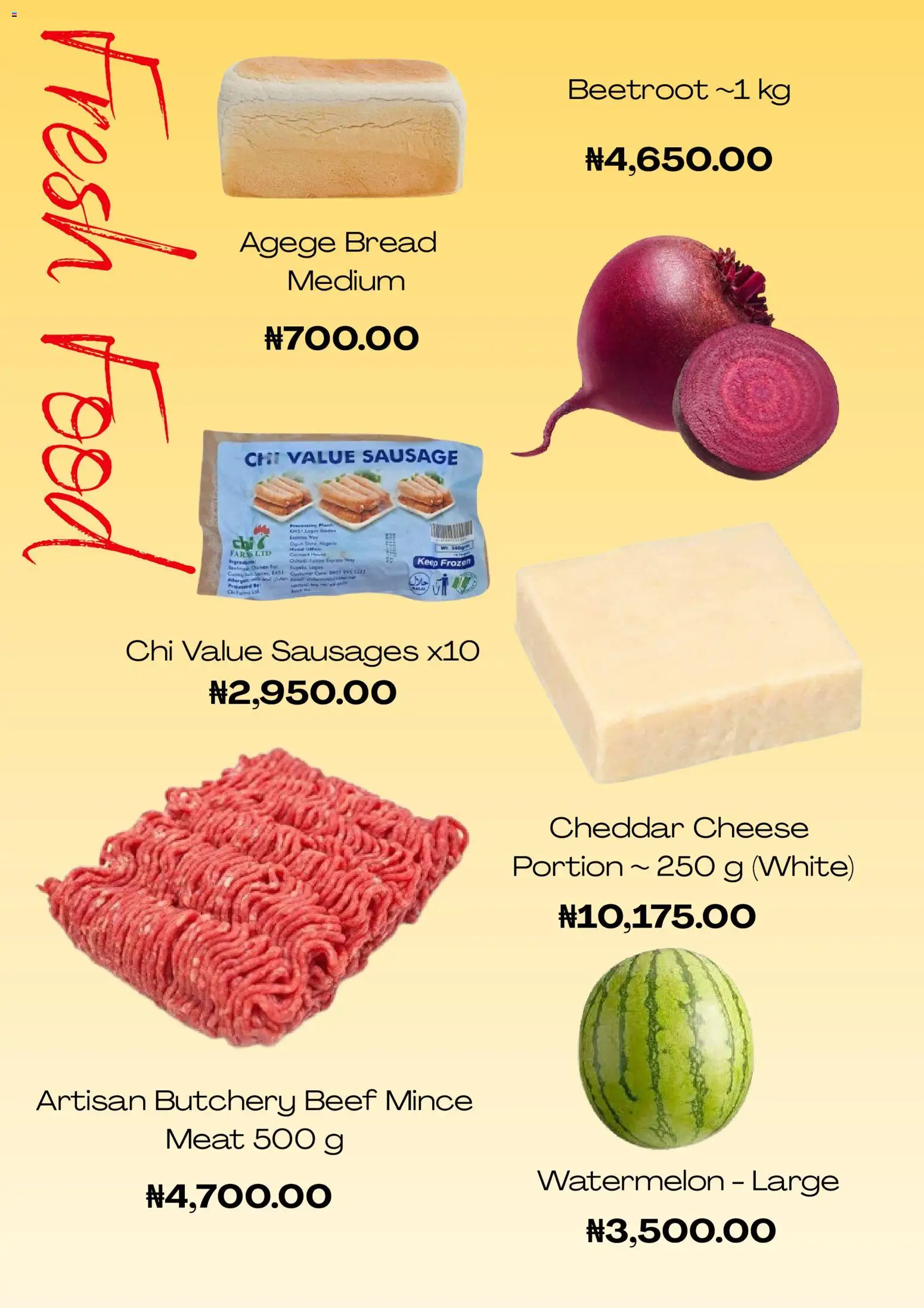 Supermart Catalogue valid from 03.01.2026 | Page: 2 | Products: Cheese, Sausage, Beef, Beetroot