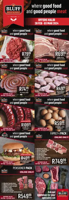 Bluff Meat Supply specials catalogue – valid from 26.10.2025