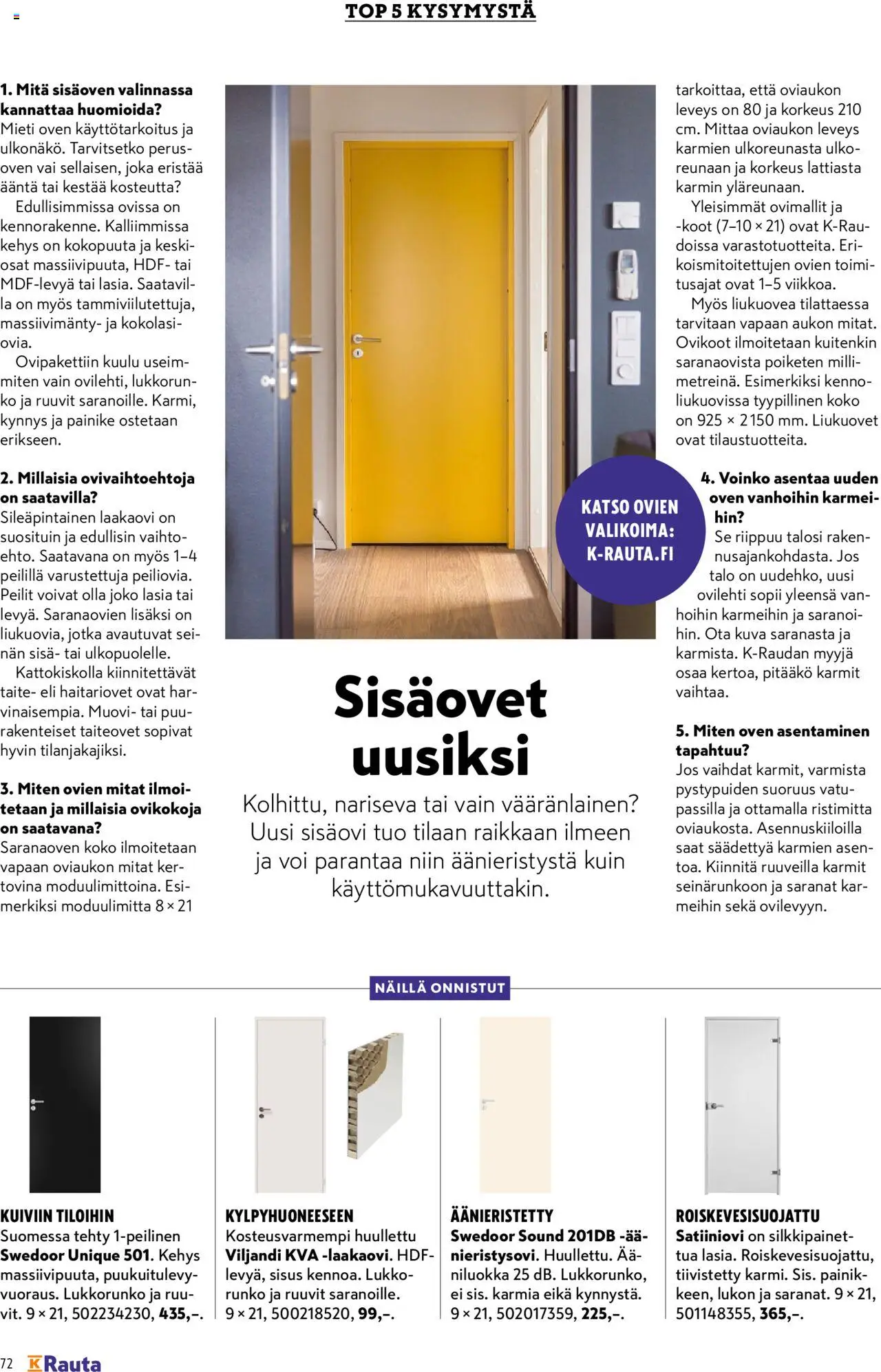 K-Rauta tarjoukset - Remppa-lehteä – voimassa 01.09.2025 alkaen | Sivu: 72 | Tuotteet: Lukko, Ruuvit, Voi