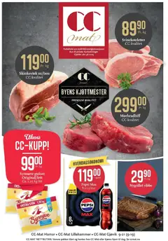 Forhåndsvisning av CC Mat kundeavis gyldig fra 10.11.2025