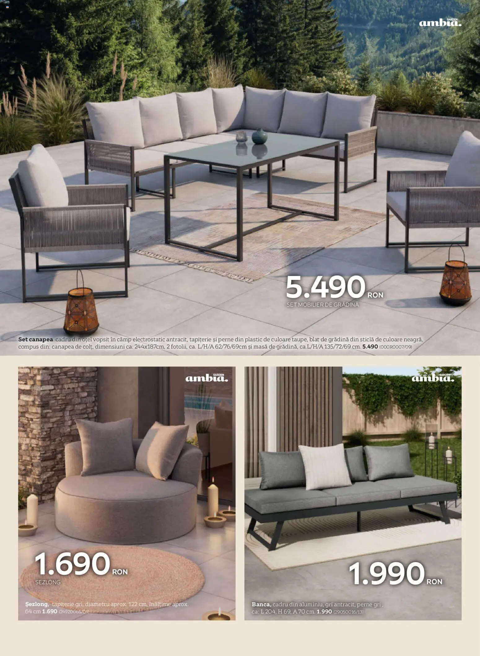 Noul catalog XXXLutz – valabil de la 09.03.2026 | Pagină: 10 | Produse: Șezlong, Canapea, Masă