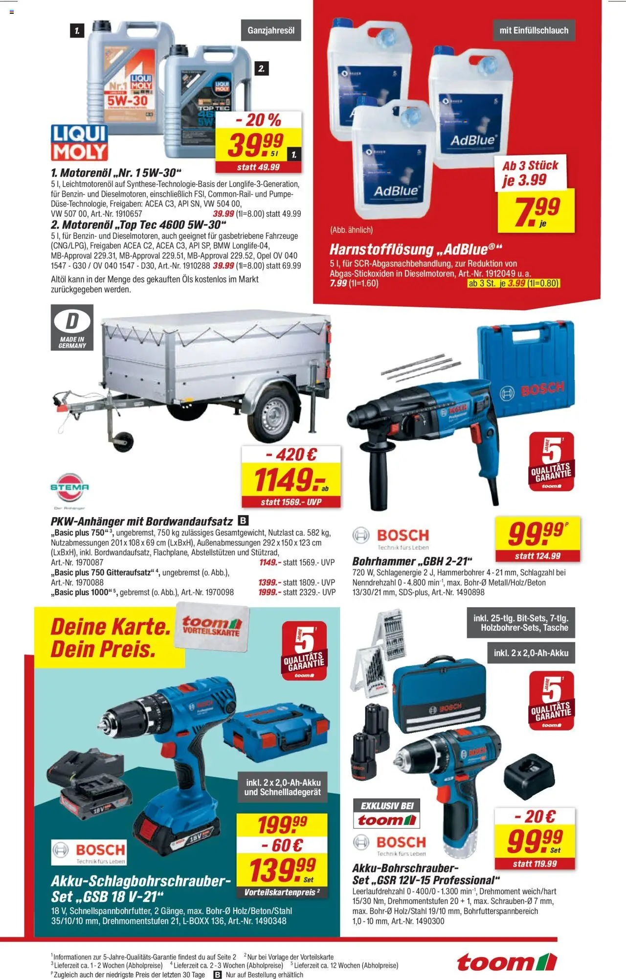 Toom Baumarkt Prospekt - gültig ab dem 16.08.2025 | Seite: 9 | Produkte: Bosch, Ladegerät