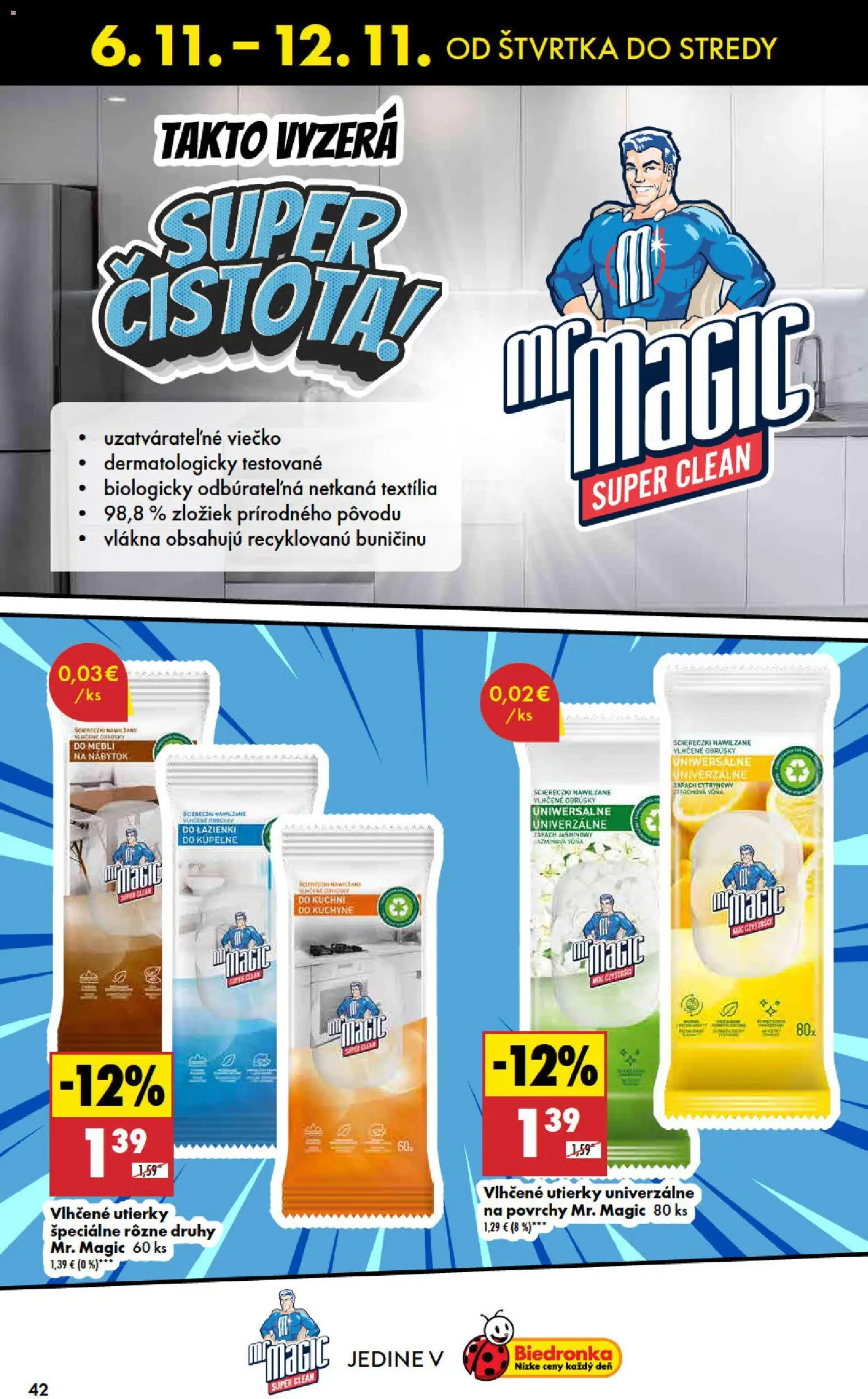 Nové Biedronka akcie – leták je platný od 06.11.2025 | Strana: 42 | Produkty: Nábytok, Kuchyne