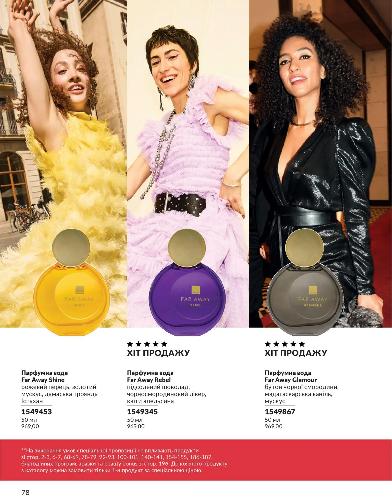 AVON Kаталог - дійснийкції з 01.01.2026 | Сторінка: 78 | Товари: Вода