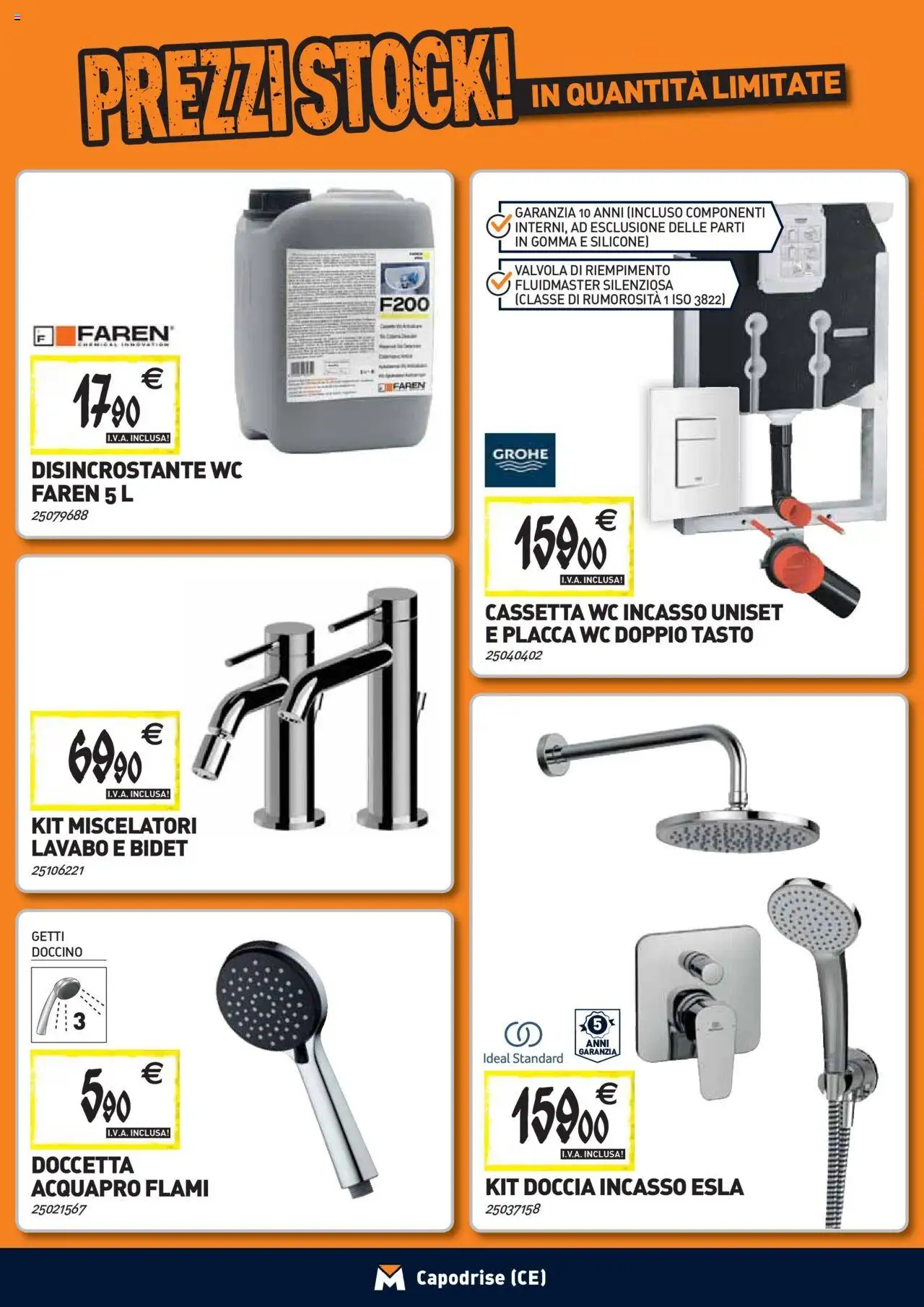 Volantino TECNOMAT del 24.09.2025 | Pagina: 4 | Prodotti: Silicone, WC, Doccia