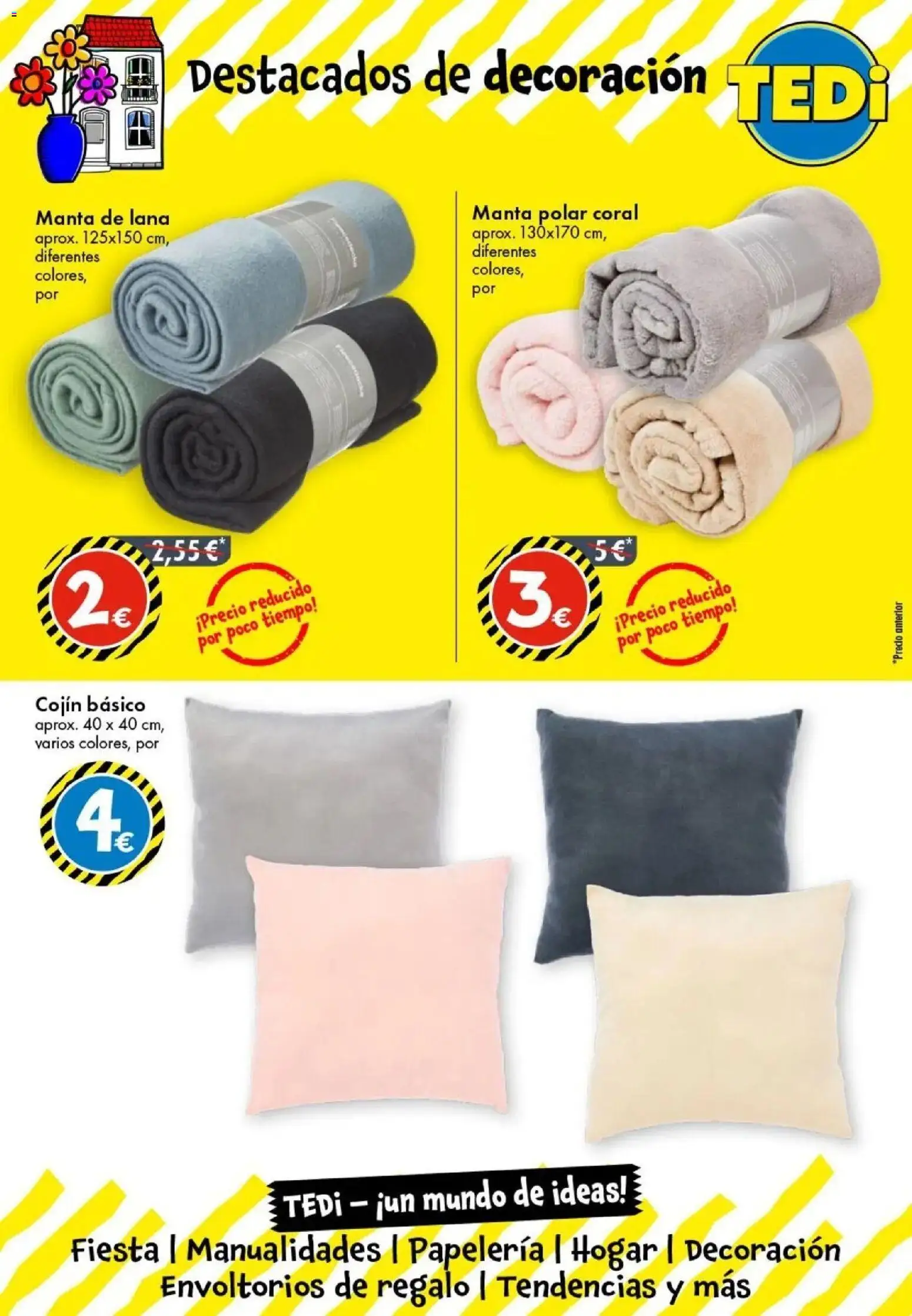 TEDi - Nueva apertura │ válido desde el 05.03.2026 | Página: 14 | Productos: Manta, Cojín