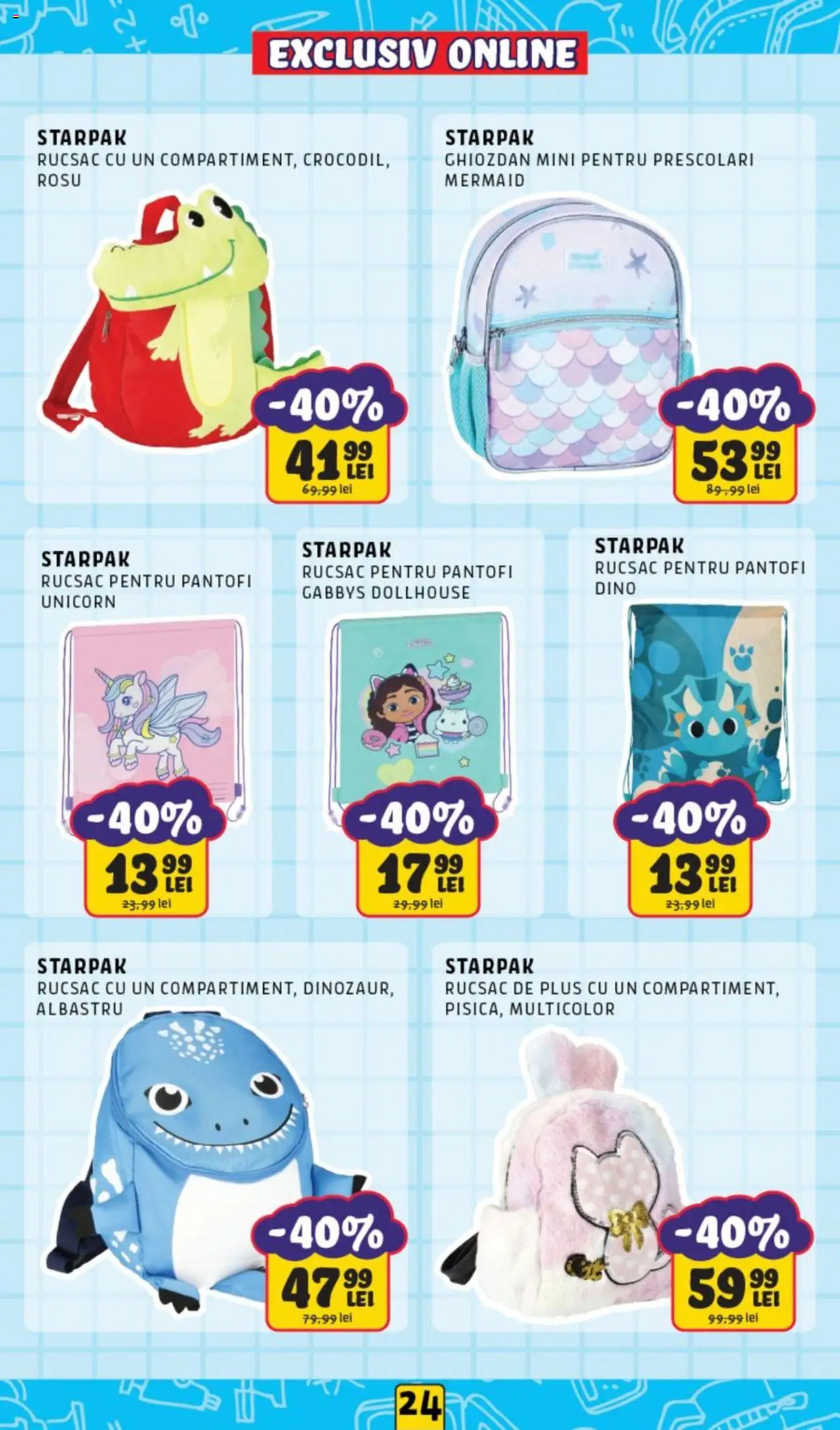 Noriel catalog - Back to School – valabil de la 11.08.2025 | Pagină: 24 | Produse: Pantofi, Ghiozdan, Rucsac
