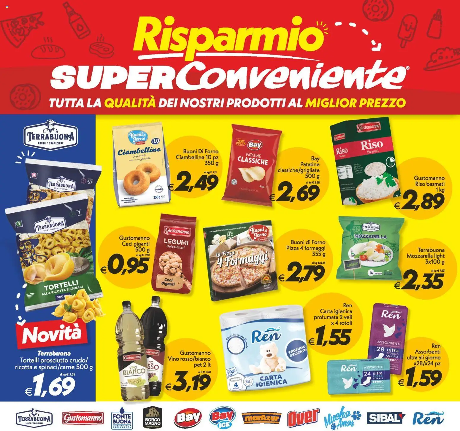 Volantino SuperConveniente del 23.01.2026 | Pagina: 22 | Prodotti: Legumi, Spinaci, Ricotta, Profumo