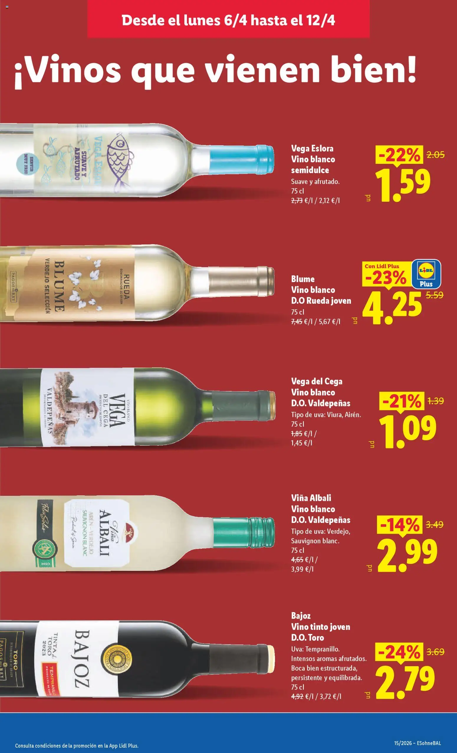 Lidl folleto │ válido desde el 06.04.2026 | Página: 17 | Productos: Vino