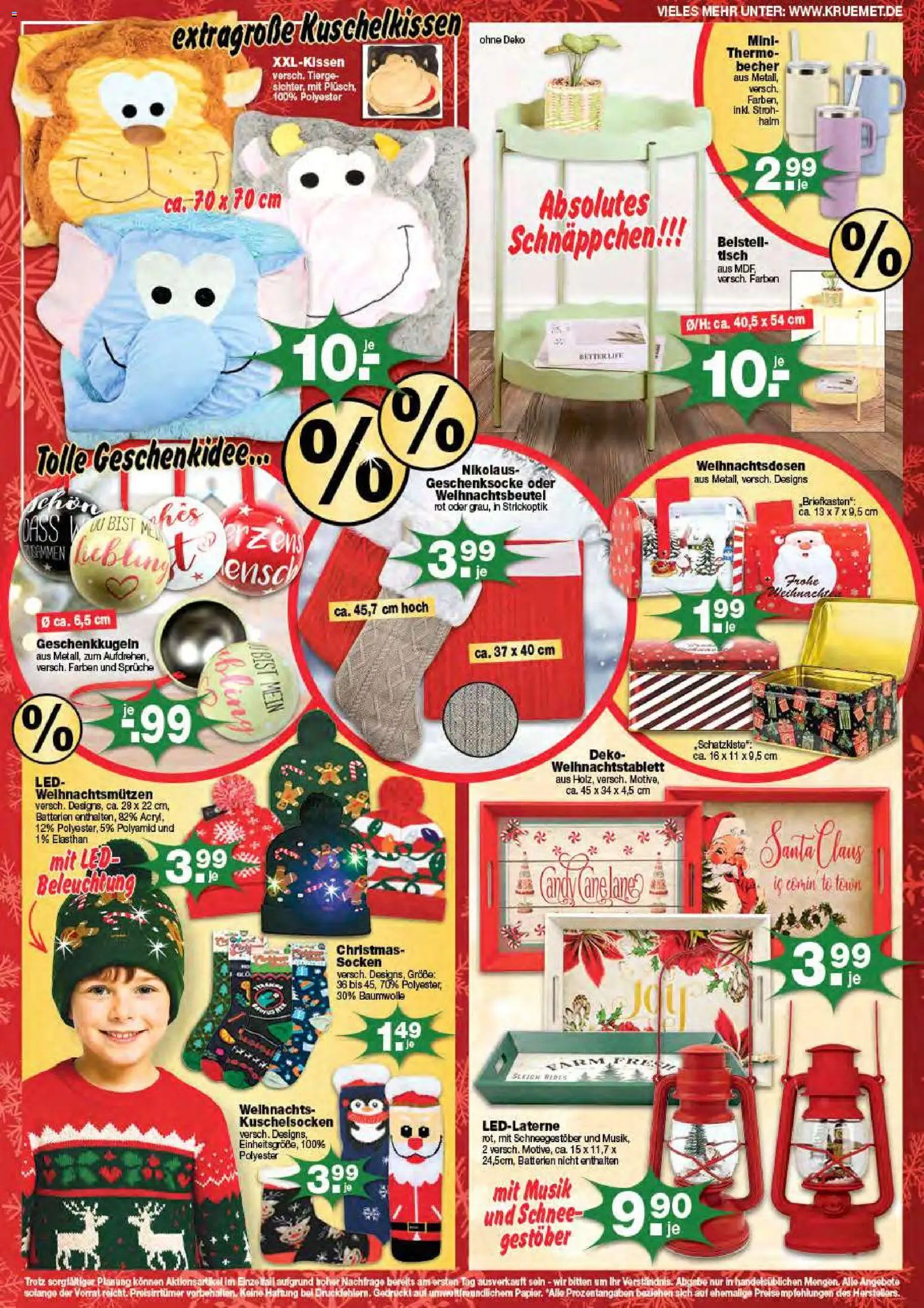 KRÜMET Prospekt – gültig ab 24.11.2025 | Seite: 5 | Produkte: Batterien, Tisch, Socken