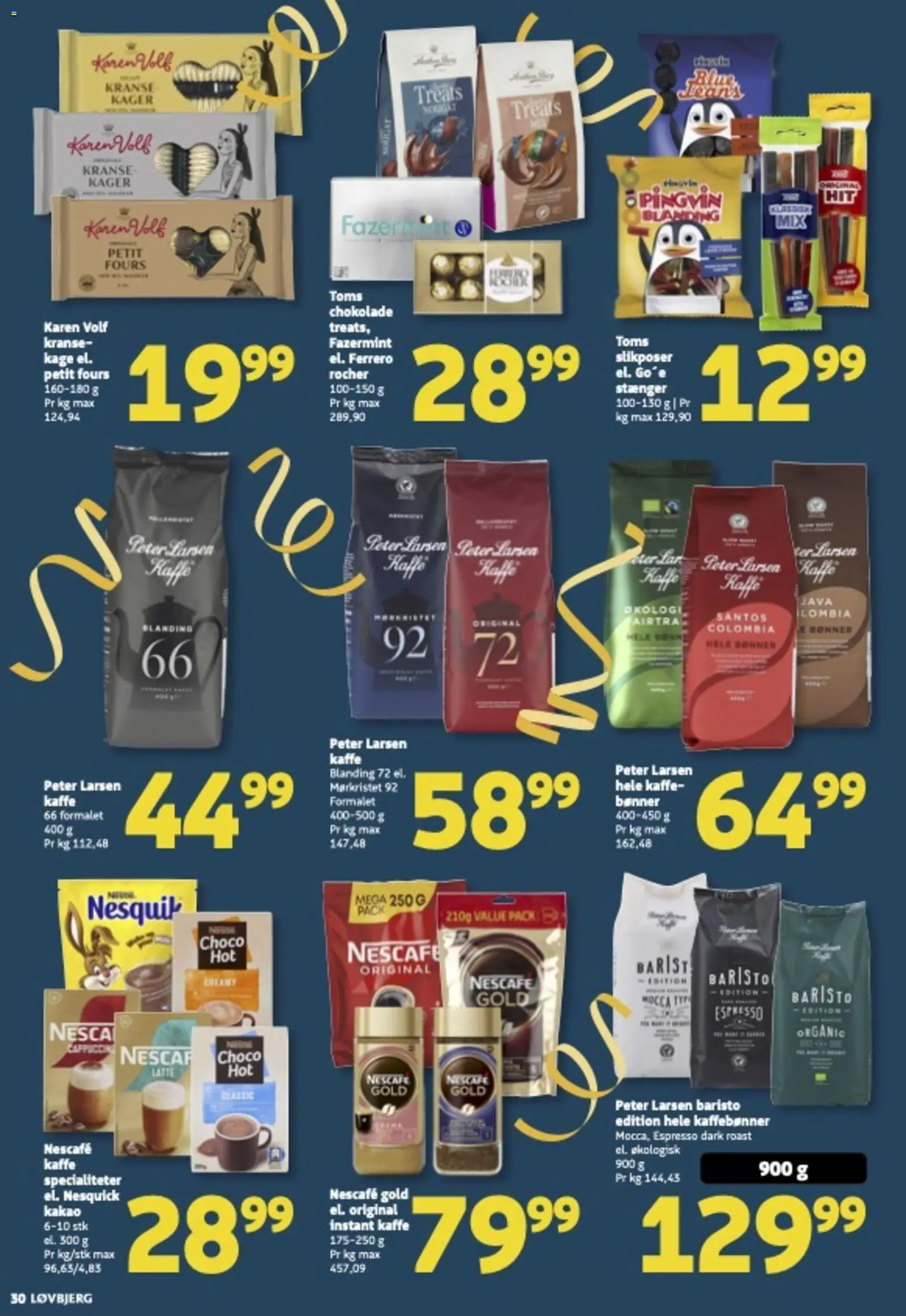 Løvbjerg tilbudsavis – gyldig fra 27.12.2025 | Side: 31 | Produkter: Kaffe, Chokolade, Bønner, Kakao