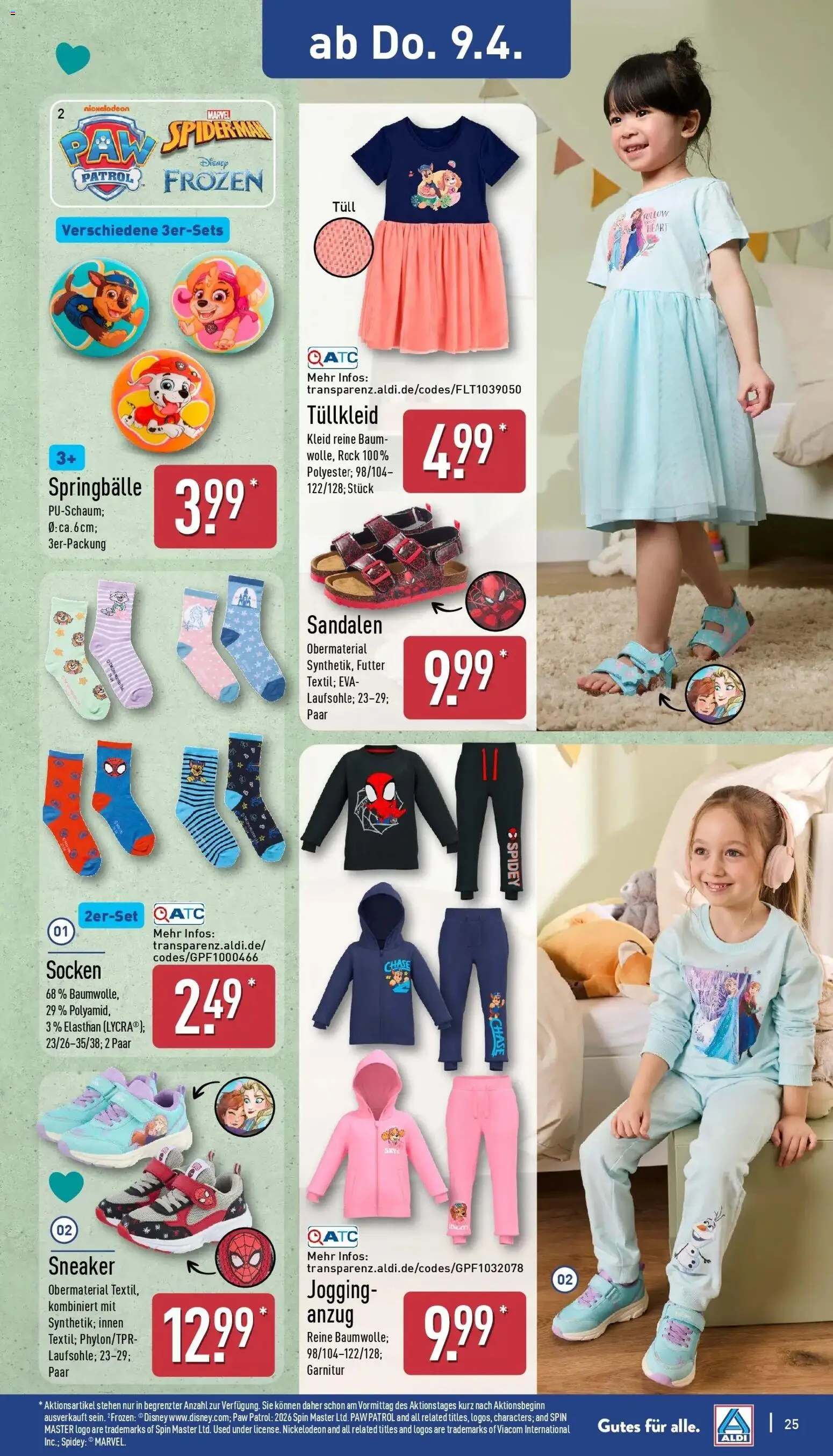 Aldi - ALDI Nord: Wochenangebote – gültig ab 05.04.2026 | Seite: 26 | Produkte: Rock, Anzug, Sandalen, Kleid
