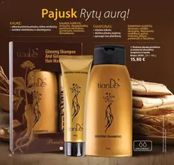 TianDe leidinys galioja nuo 10.02.2026 | Puslapis: 58 | Prekių: Šampūnas, Kaukė