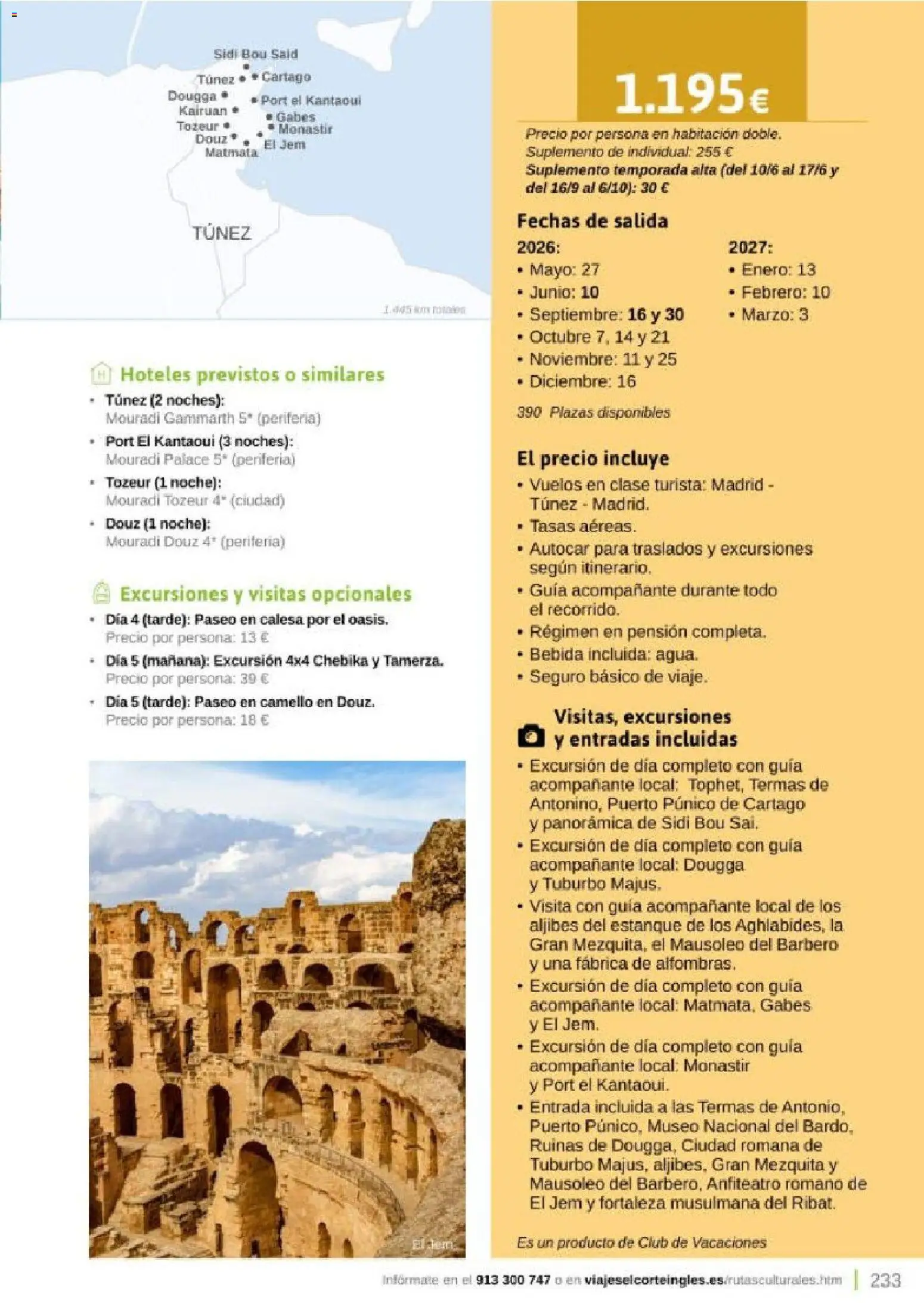 Viajes El Corte Inglés Rutas Culturales de la Comunidad de Madrid │ válido desde el 01.04.2026 | Página: 233