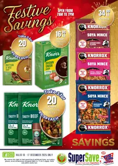 Super Save specials catalogue – valid from 10.12.2025 | Page: 36