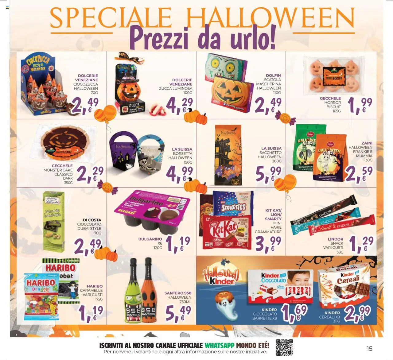 Volantino Eté del 21.10.2025 | Pagina: 15 | Prodotti: Cioccolato, Caramelle, Borsetta, Scatola