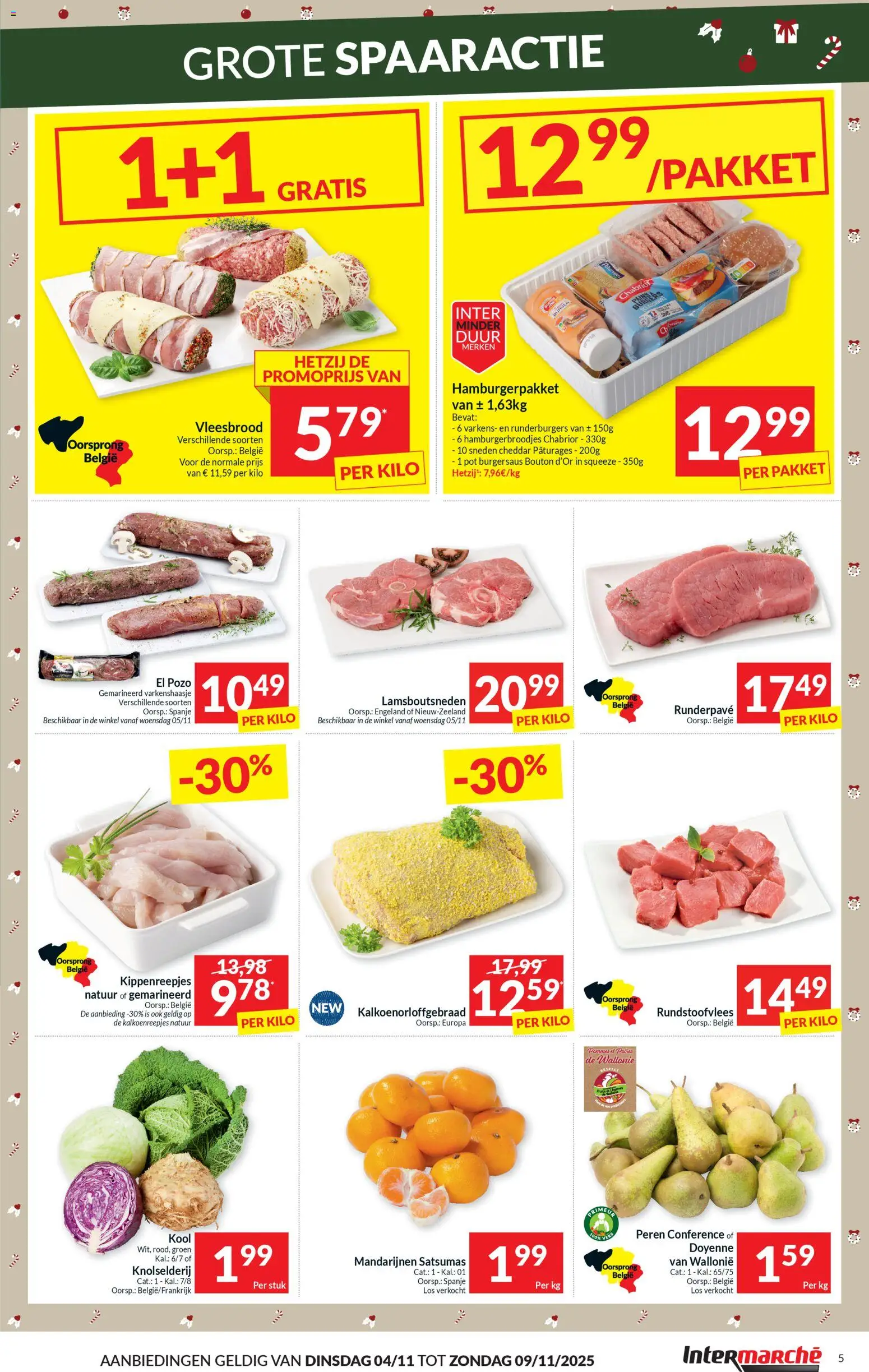 {H1} | Pagina: 5 | Producten: Mandarijnen, Cheddar, Kool, Pot