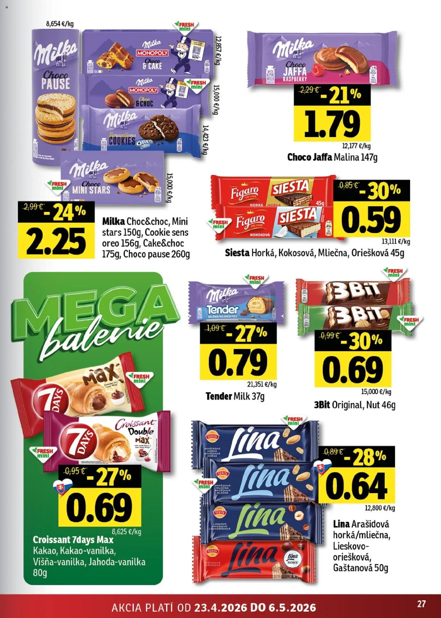 Nové Fresh akcie – leták je platný od 23.04.2026 | Strana: 27