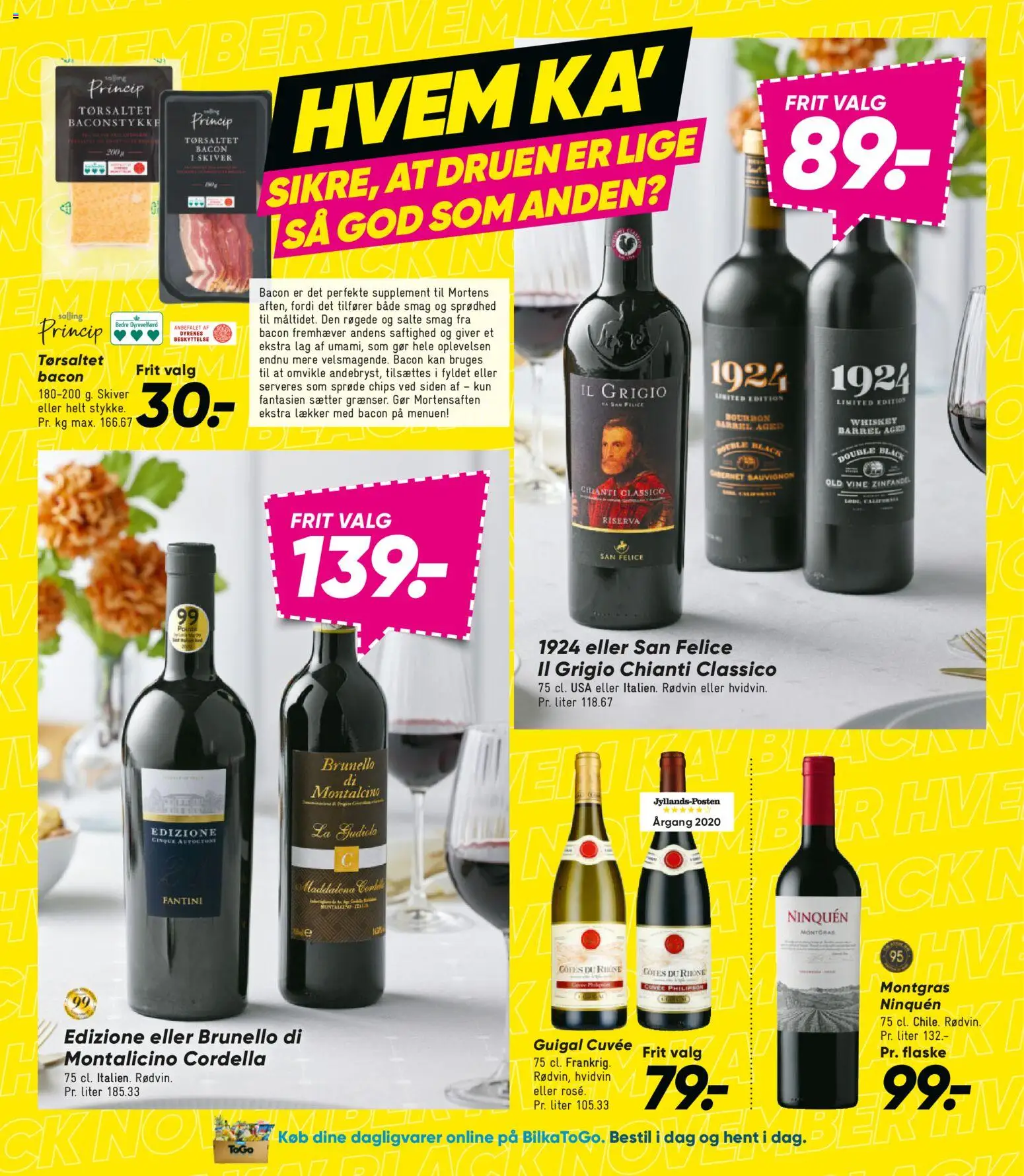 Bilka tilbudsavis – gyldig fra 07.11.2025 | Side: 35 | Produkter: Bourbon, Chips, Bacon, Søm