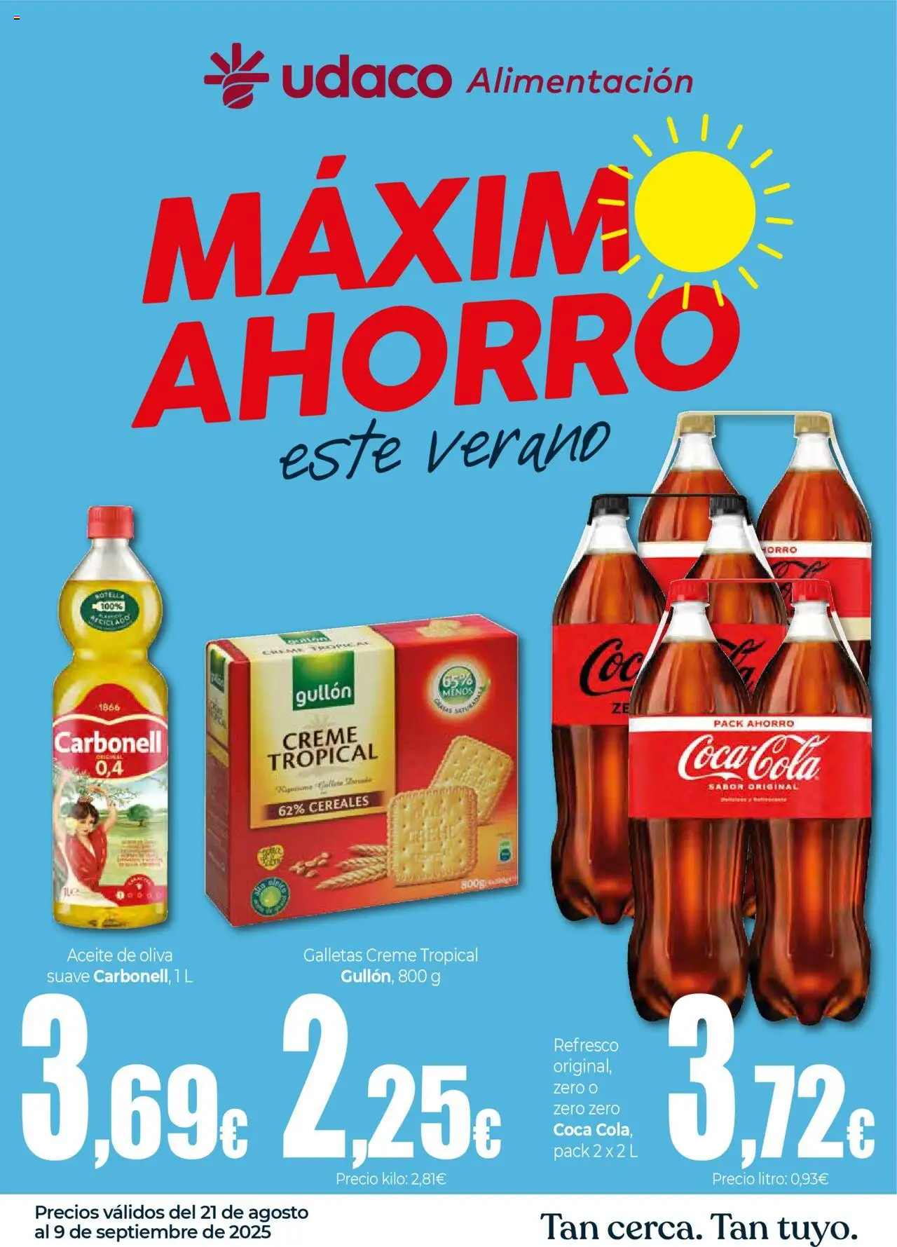 Unide - Máximo Ahorro  │ válido desde el 21.08.2025 | Página: 1 | Productos: Aceite, Cereales, Galletas, Aceite de oliva
