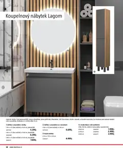 Náhled letáku Bauhaus katalog Sanita od 03.11.2025 | Strana: 58 | Produkty: Koupelnový nábytek, Skříňka, Umyvadlo, Zrcadlo