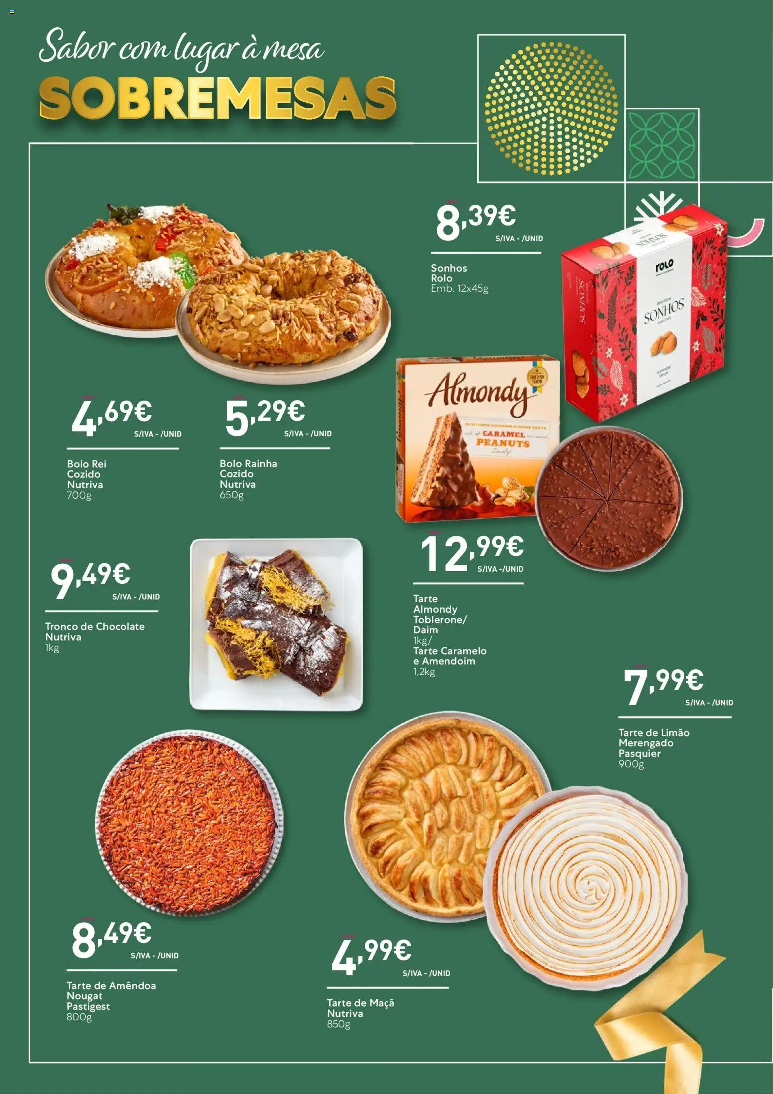 Recheio - Catálogo de Natal │ válido de 06.11.2025 | Página: 22 | Produtos: Bolo, Mesa, Maça, Tarte