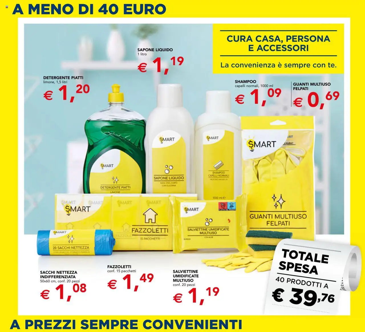 Volantino Esselunga S del 26.06.2025 | Pagina: 7 | Prodotti: Shampoo, Detergente, Fazzoletti, Guanti