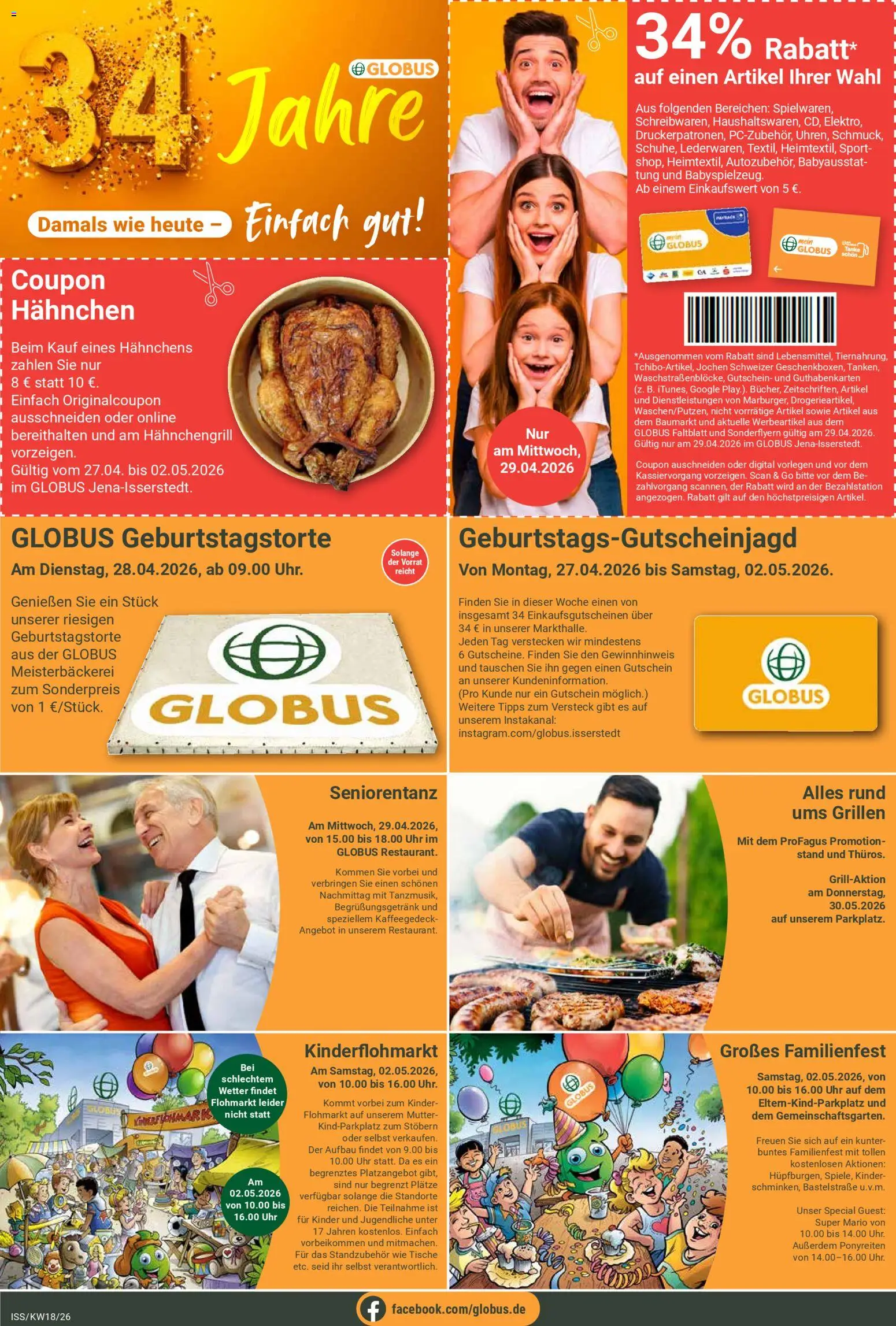 Globus Prospekt 	 – gültig ab 27.04.2026 | Seite: 10 | Produkte: Hahnchen, Uhr