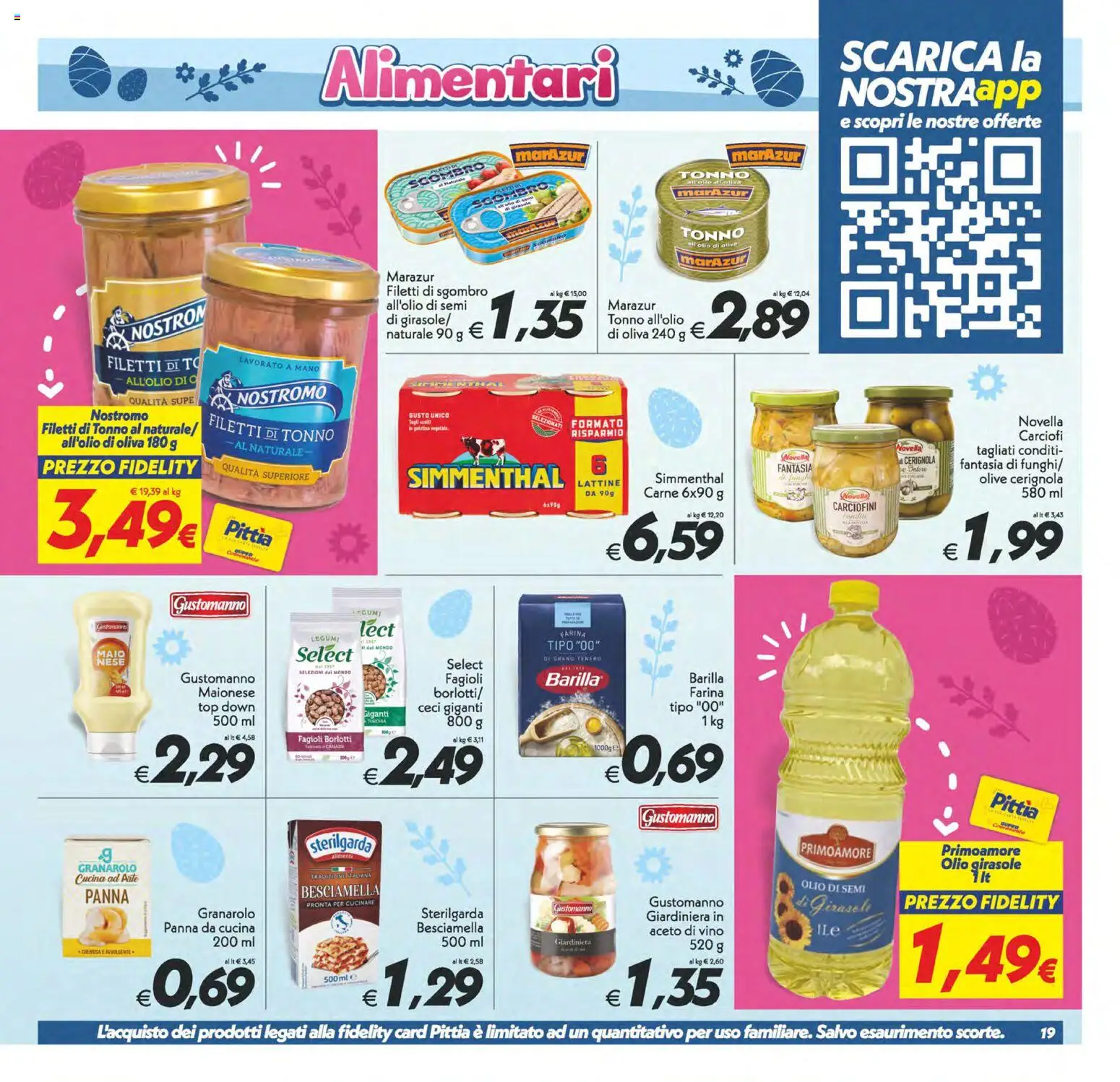 Volantino SuperConveniente del 27.03.2026 | Pagina: 19 | Prodotti: Fagioli, Olive, Tonno, Sgombro