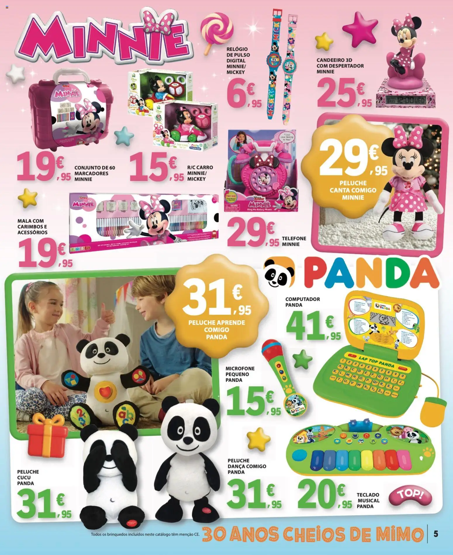 E.Leclerc Brinquedos de Natal │ válido de 11.11.2025 | Página: 5 | Produtos: Candeeiro, Computador, Teclado, Top